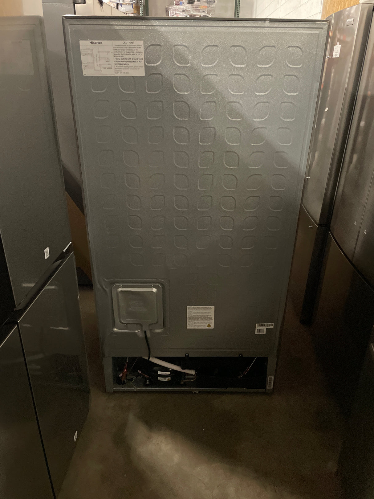 Hisense 17 cu. ft. Garage Ready Frost Free Convertible Upright Freezer with Seal Break Handle