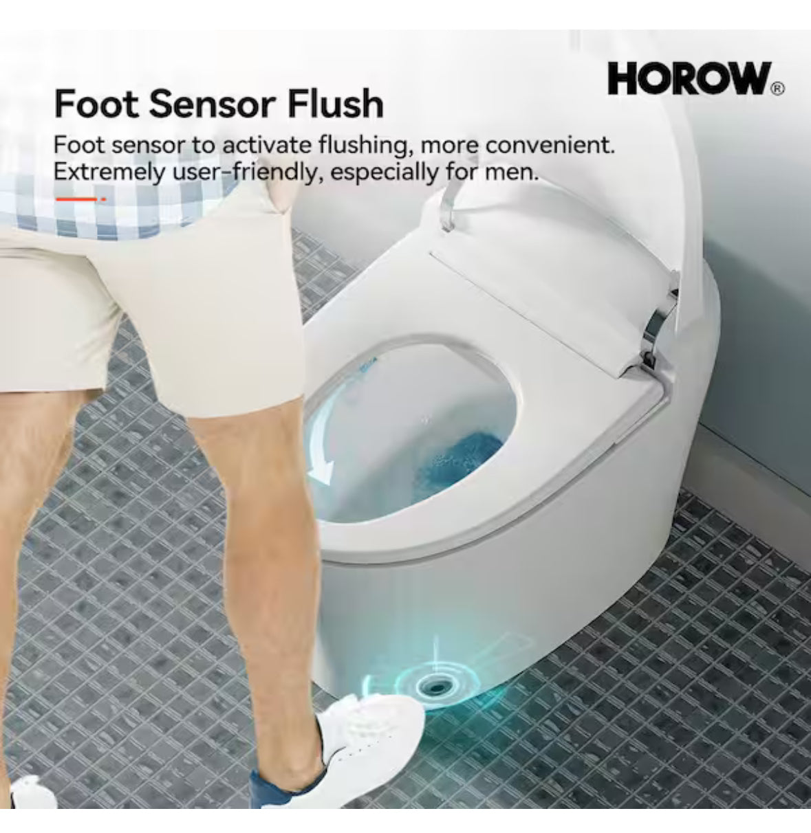 1/1.27 GPF Tankless Elongated Smart Toilet Bidet in White with Dual Flush System, Auto Flush, Heated Seat and Remote