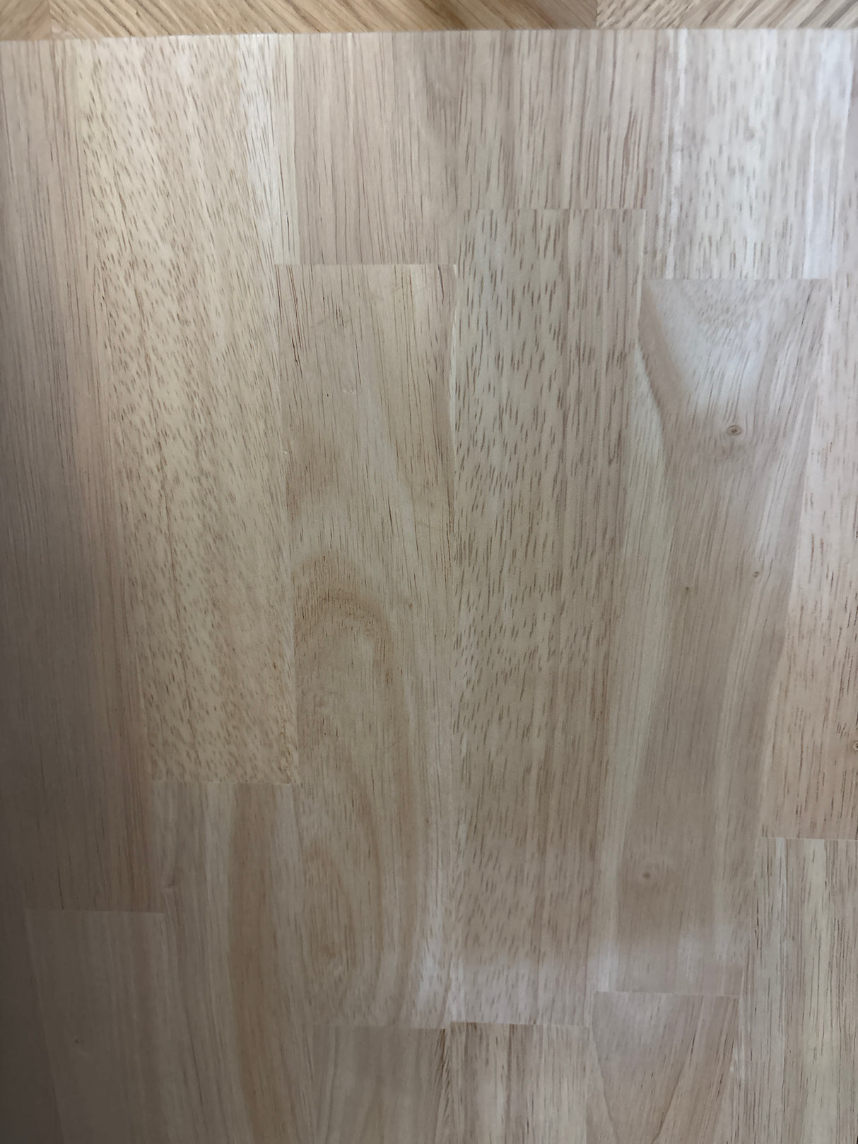 4 ft. L x 25 in. D Unfinished Hevea Solid Wood Butcher Block Countertop With Square Edge