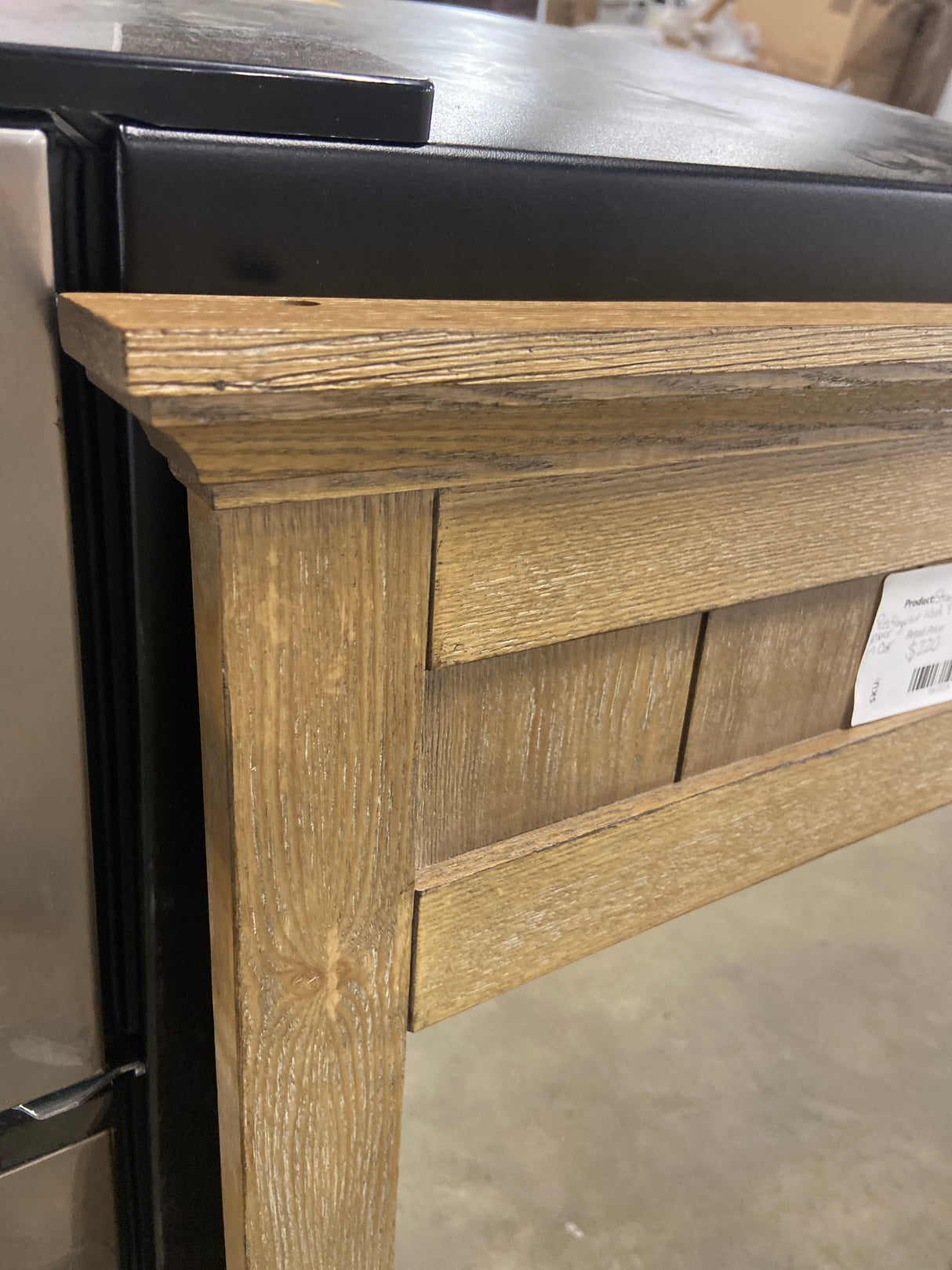Stanhope 24 in. W x 31 in. H Rectangular Wood Framed Wall Bathroom Vanity Mirror in Reclaimed Oak
