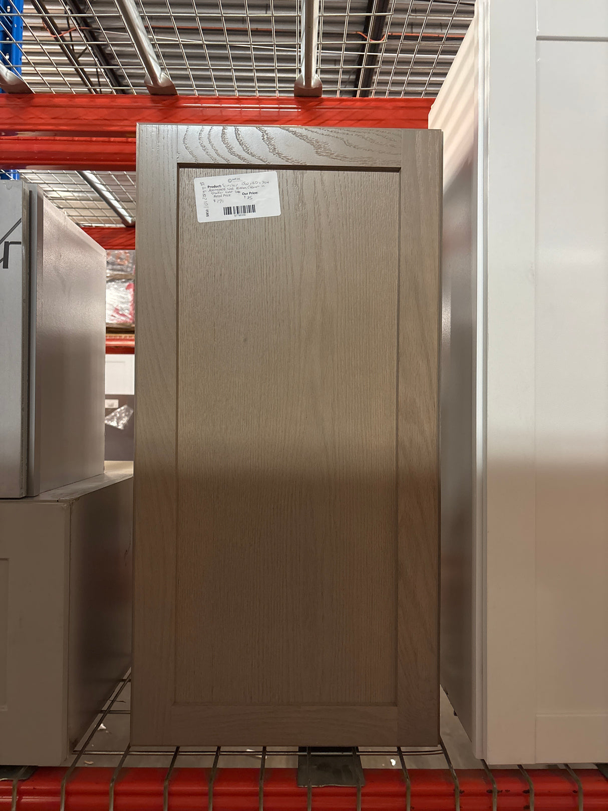 Sinclair 15 in. W x 12 in. D x 30 in. H Assembled Wall Kitchen Cabinet in Shaker Light Oak