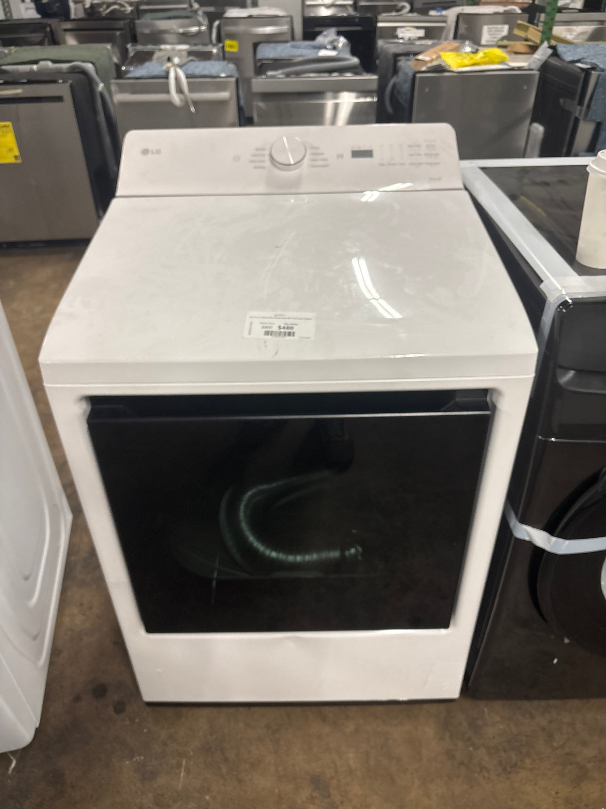 LG 7.3 cu. ft. Electric Rear Control Dryer with ThinQ Smart Features