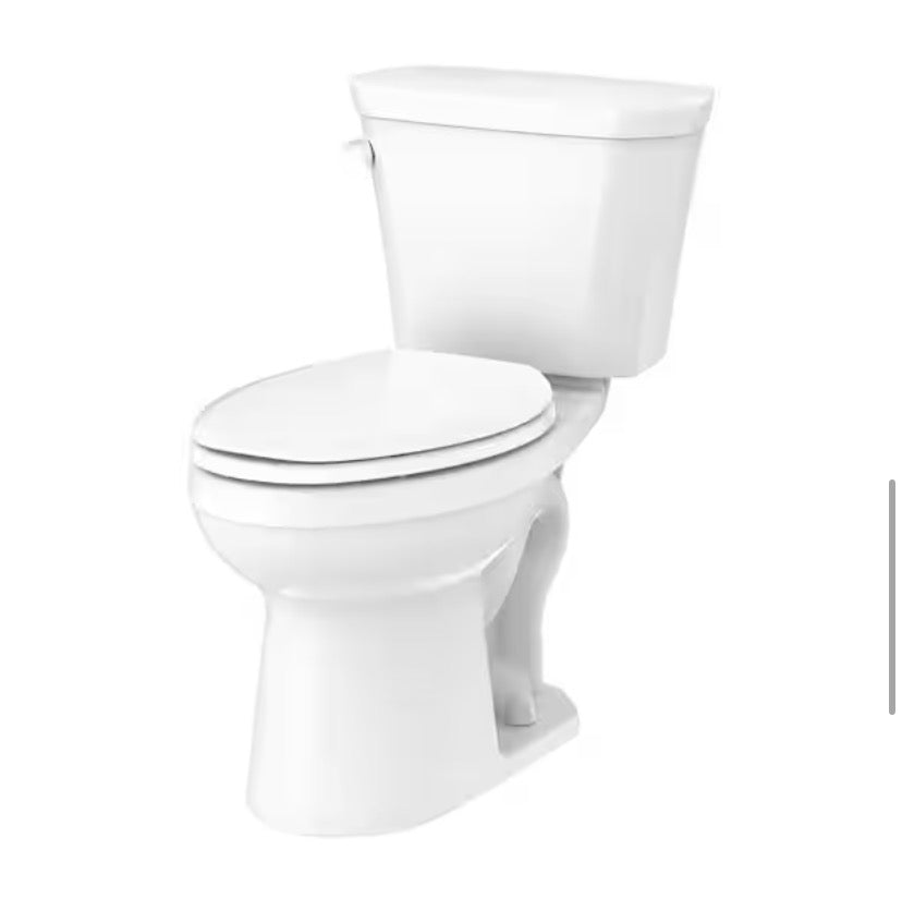 Viper 2-Piece 1.28 GPF Single Flush ADA Elongated Toilet in White with Slow Close Seat