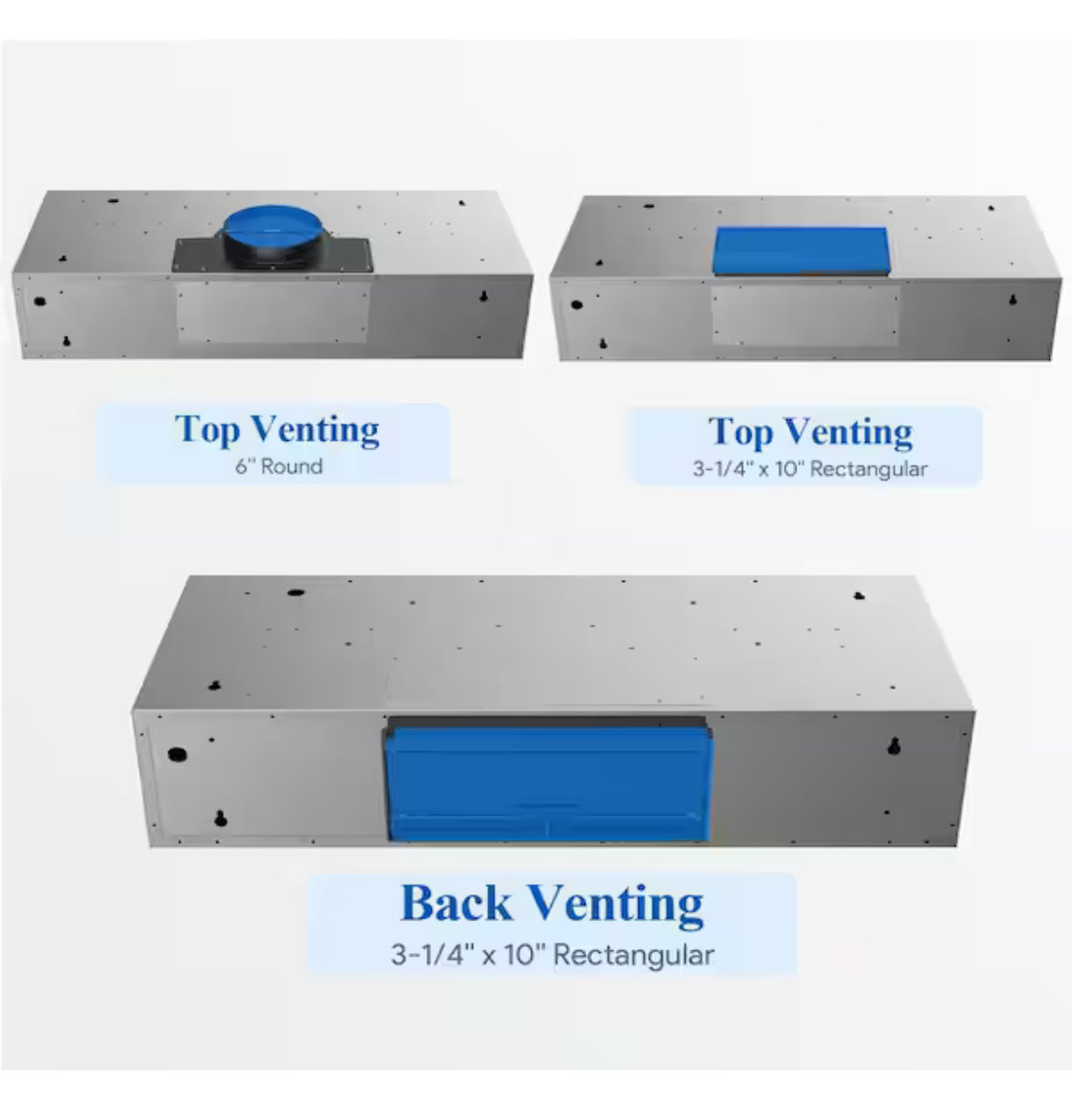 42 in. 900 CFM Ducted Under Cabinet Range Hood in Stainless Steel with 3 -Way Venting and Removable LED