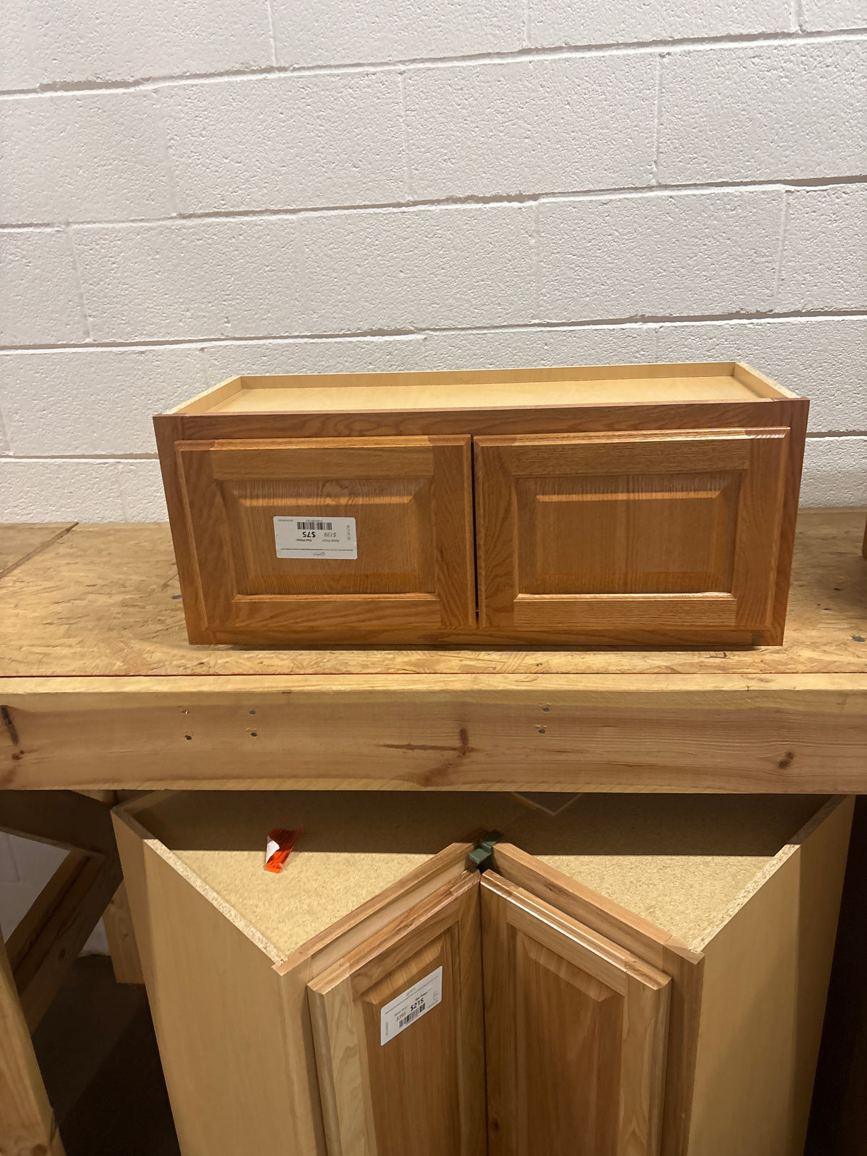 Hampton 30 in. W x 12 in. D x 12 in. H Assembled Wall Bridge Kitchen Cabinet in Medium Oak