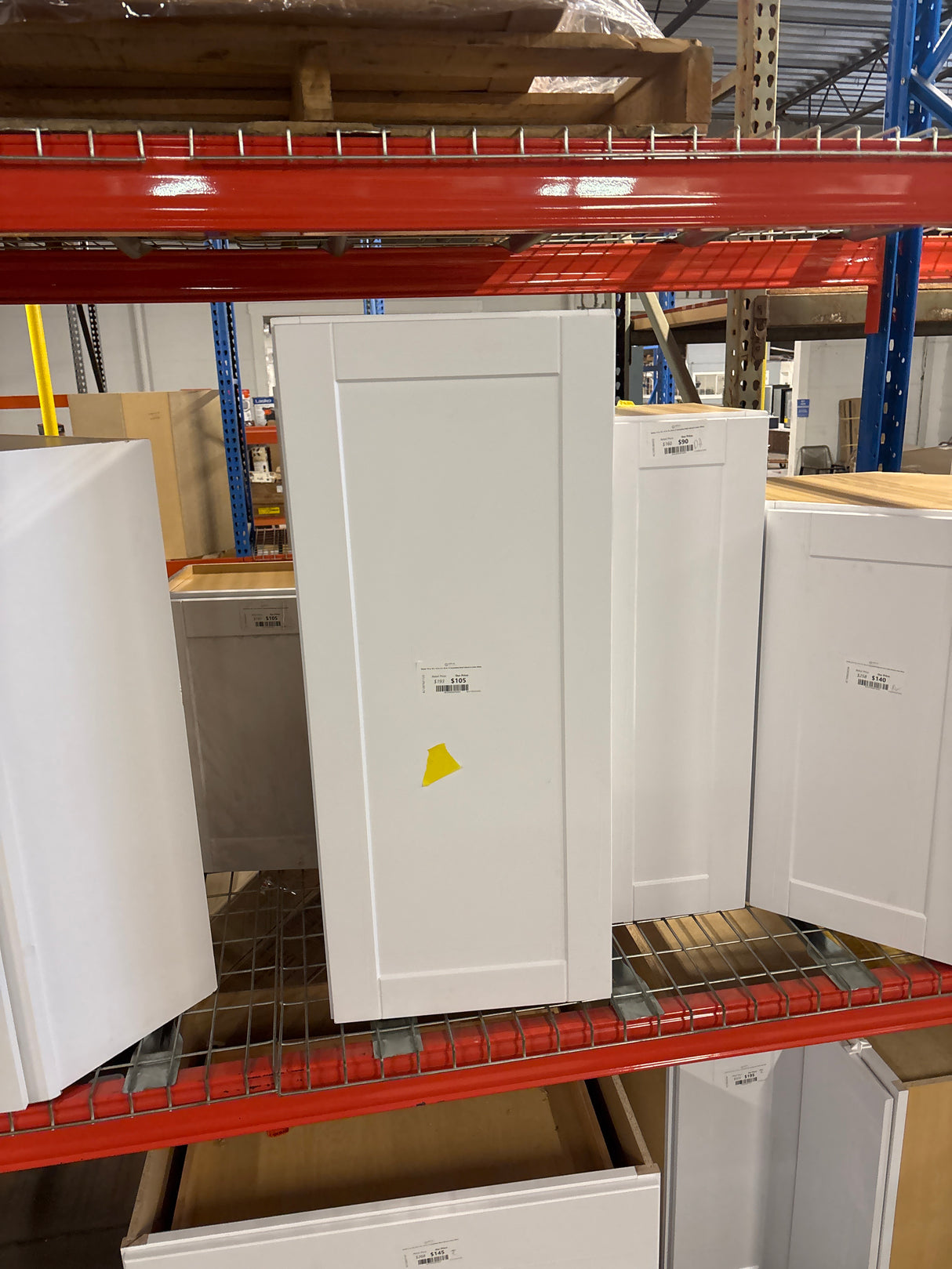 Shaker 18 in. W x 12 in. D x 42 in. H Assembled Wall Cabinet in Satin White