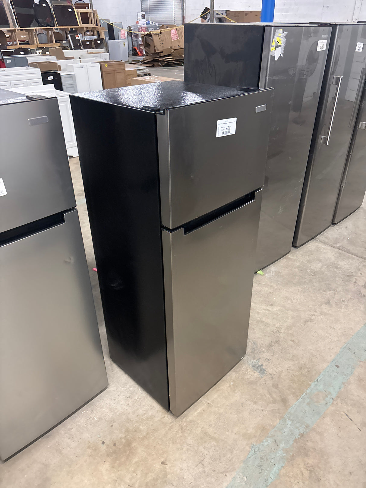 7.2 cu. ft. Top Freezer Refrigerator in Stainless Steel Look