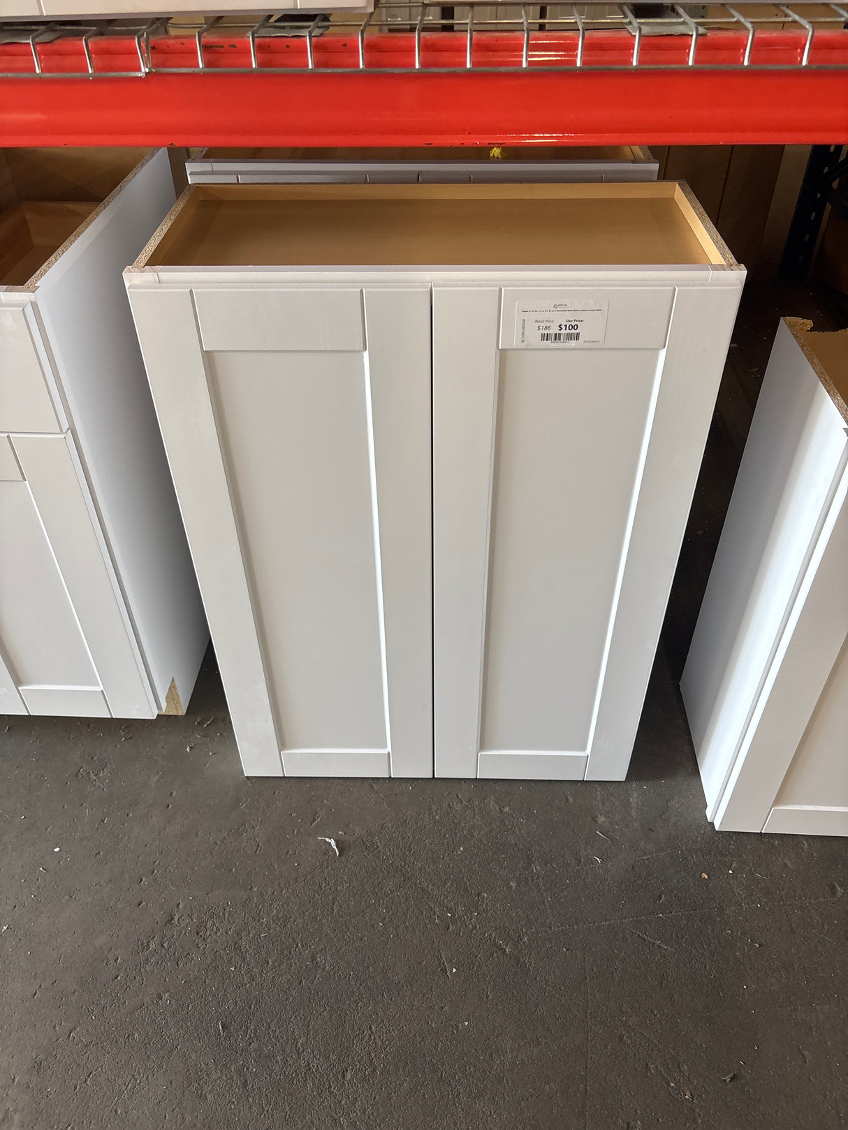Shaker 27 in. W x 12 in. D x 36 in. H Assembled Wall Kitchen Cabinet in Satin White