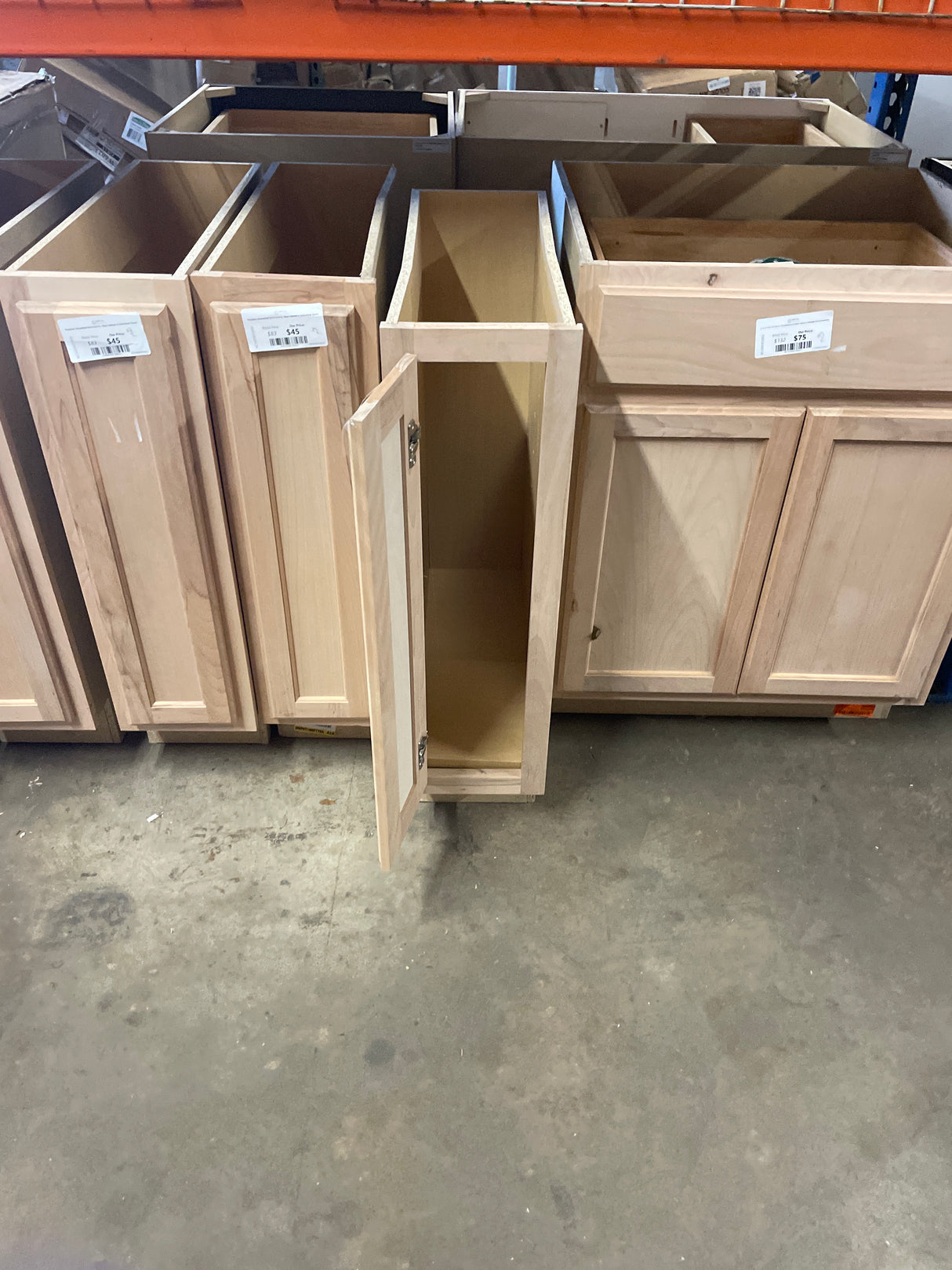 Hampton Assembled 9x34.5x24 in. Base Cabinet in Unfinished Beech