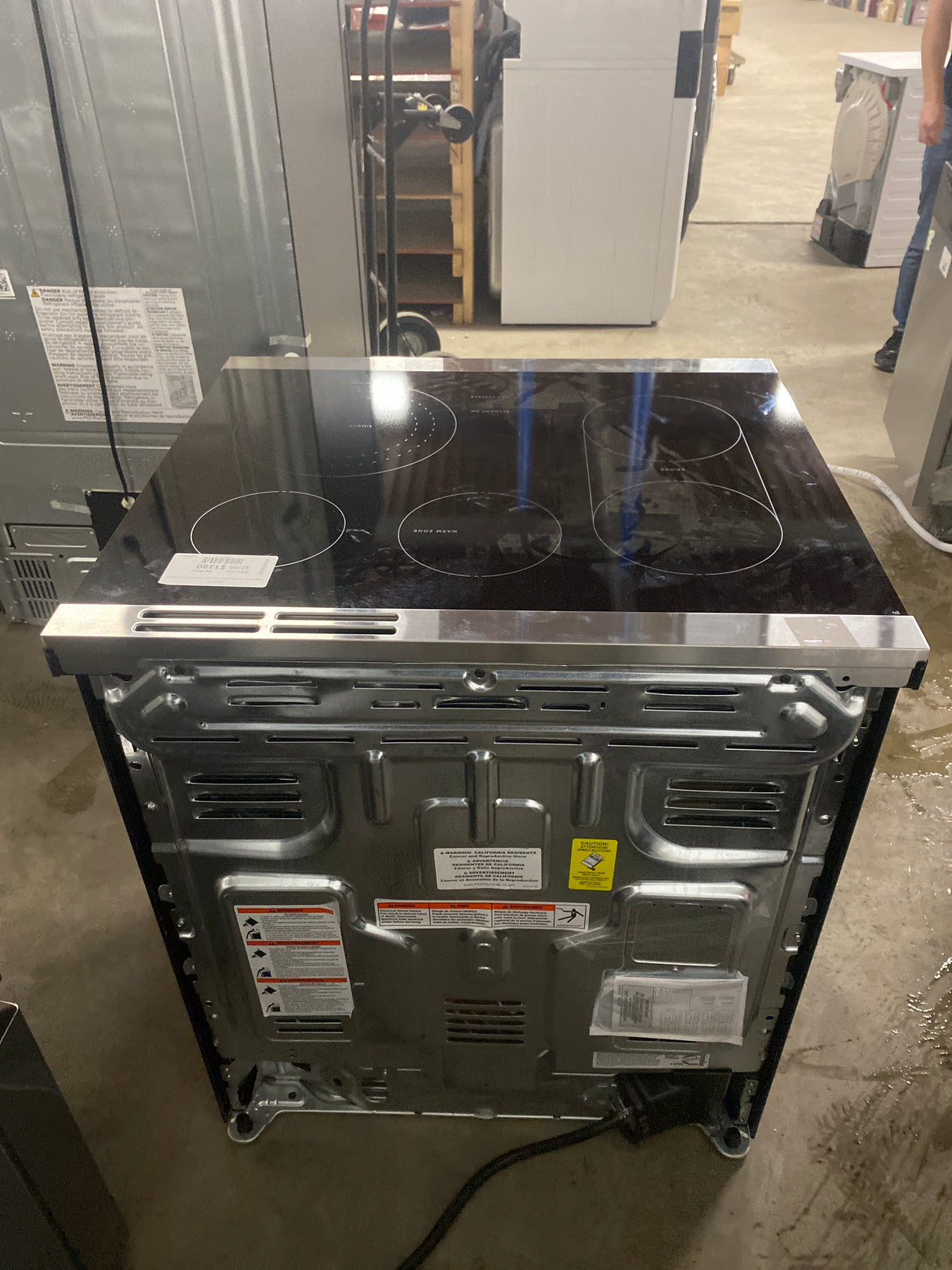 Professional 30 in. 5 Element Slide-In Electric Range in Stainless Steel with Air Fry and Total Convection