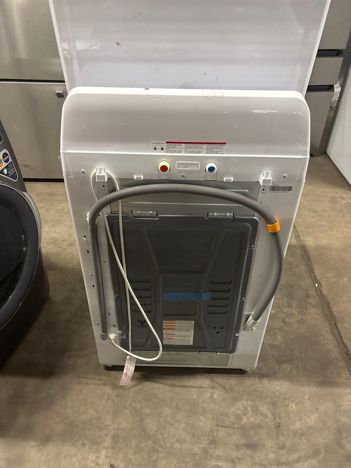 4.1 Cu. Ft. Top Load Washer in White with 8 wash cycles