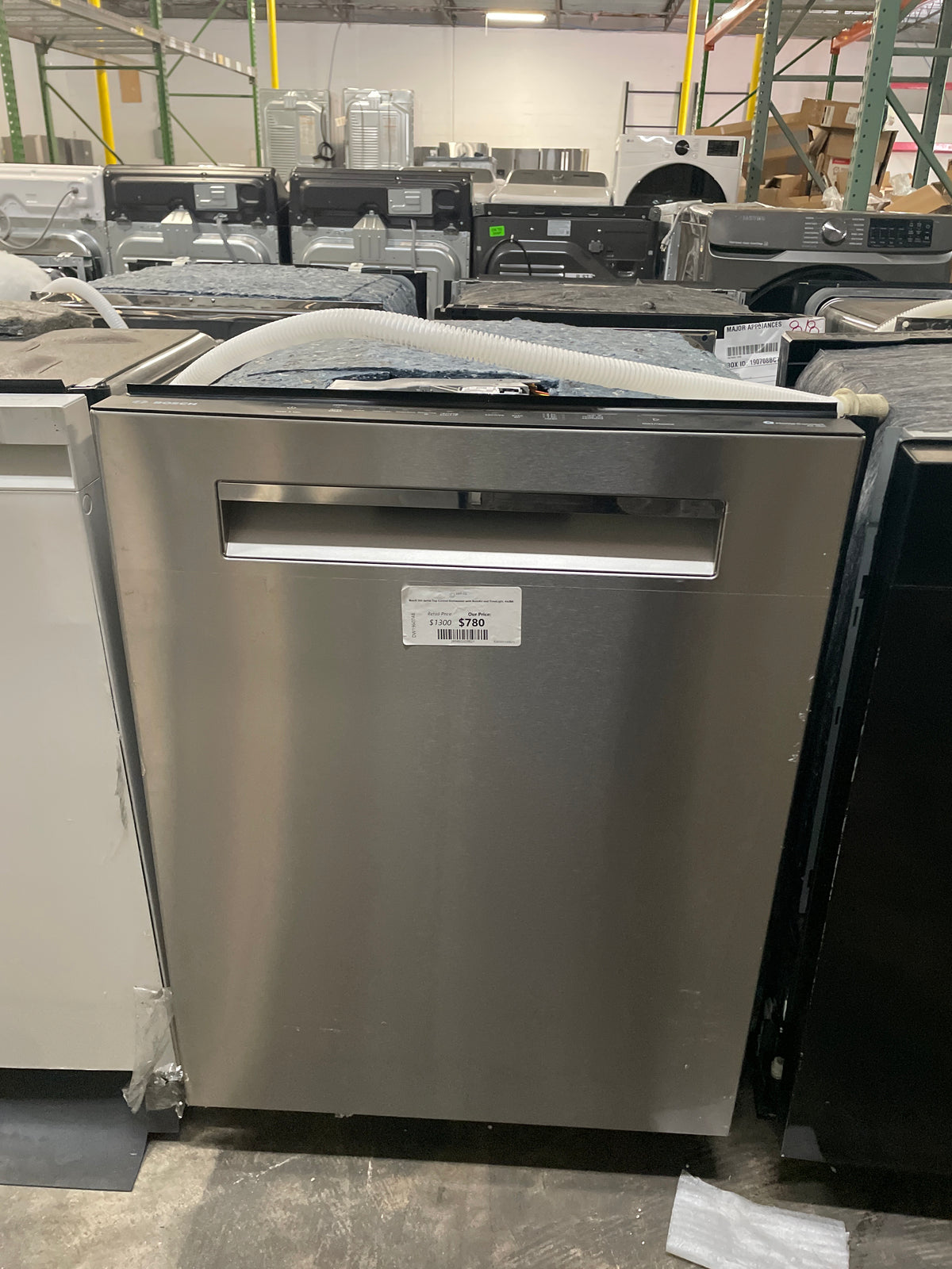 Bosch 500 Series Top Control Dishwasher with AutoAir and TimeLight, 44dBA