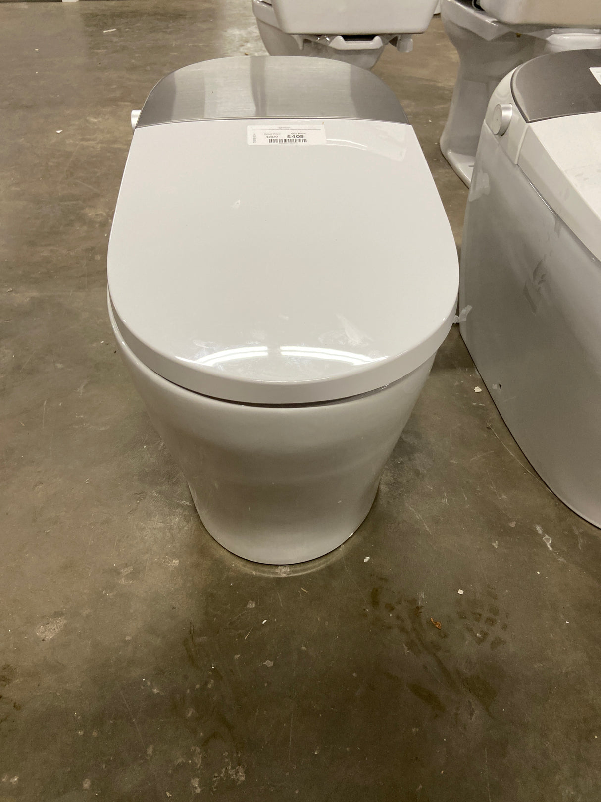 Tankless Elongated Smart Toilet Bidet in White with Auto Flush, Heated Seat, Warm Air Dryer, Bubble Infusion Wash