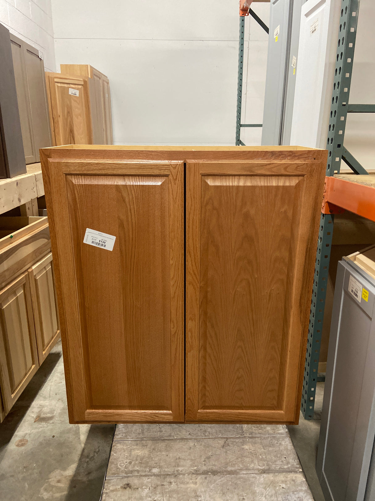 Hampton 36 in. W x 12 in. D x 42 in. H Assembled Wall Kitchen Cabinet in Medium Oak