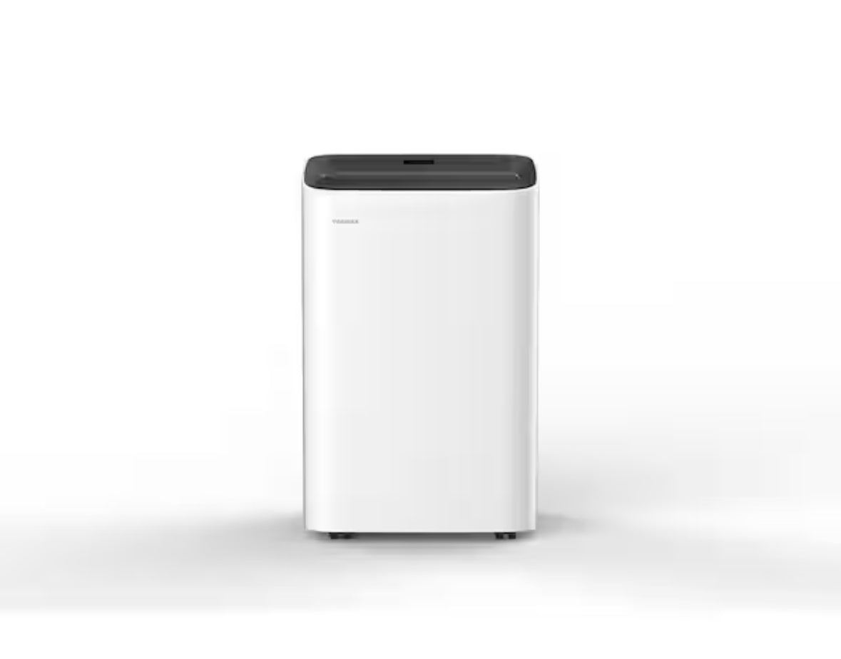 8,000 (DOE) BTU Portable Air Conditioner Cools 350 sq. ft. with Dehumidifier and Remote Control in White