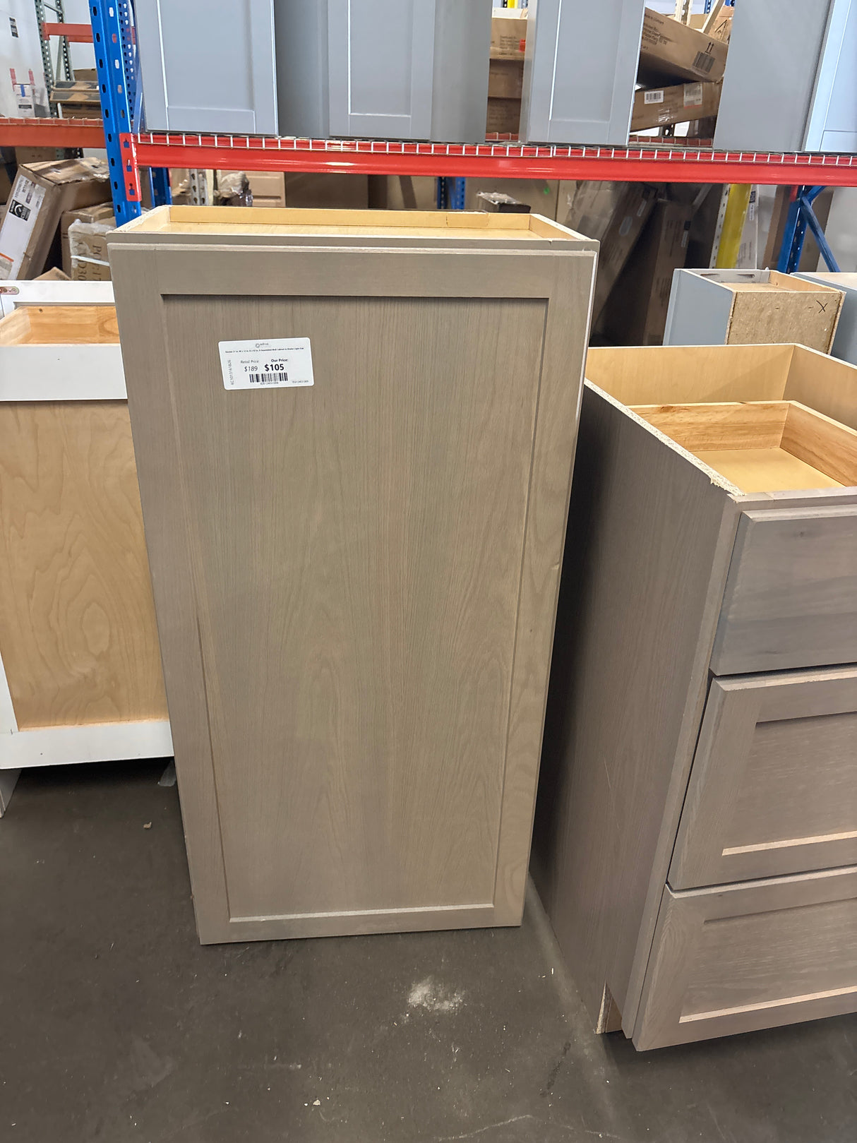 Sinclair 21 in. W x 12 in. D x 42 in. H Assembled Wall Cabinet in Shaker Light Oak