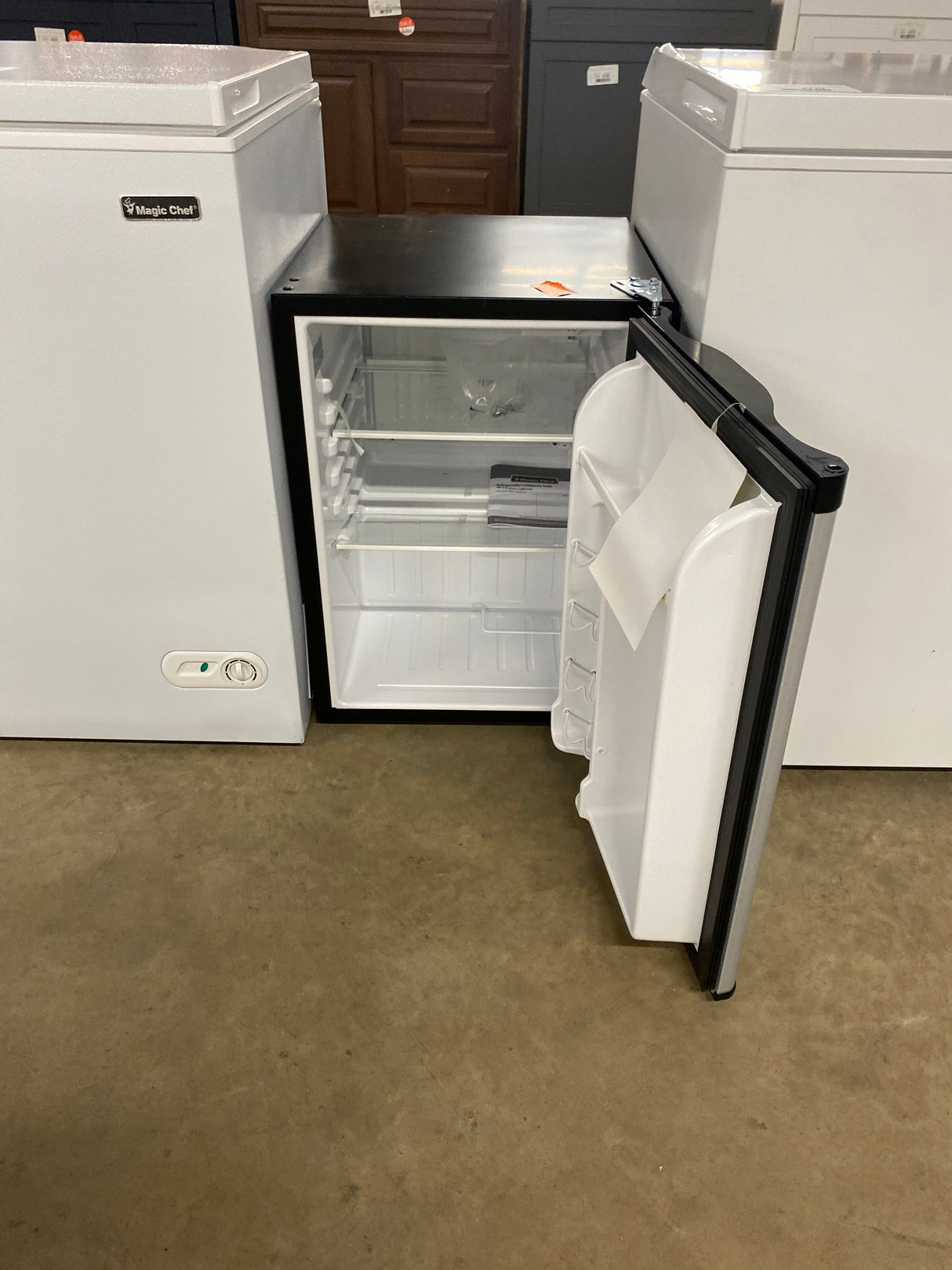 2.6 cu. ft. Mini Fridge in Stainless Steel Look without Freezer