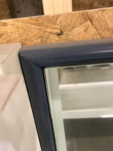 Load image into Gallery viewer, Melpark 32 in. W x 24 in. H Framed Rectangular Bathroom Vanity Mirror in Grayish Blue
