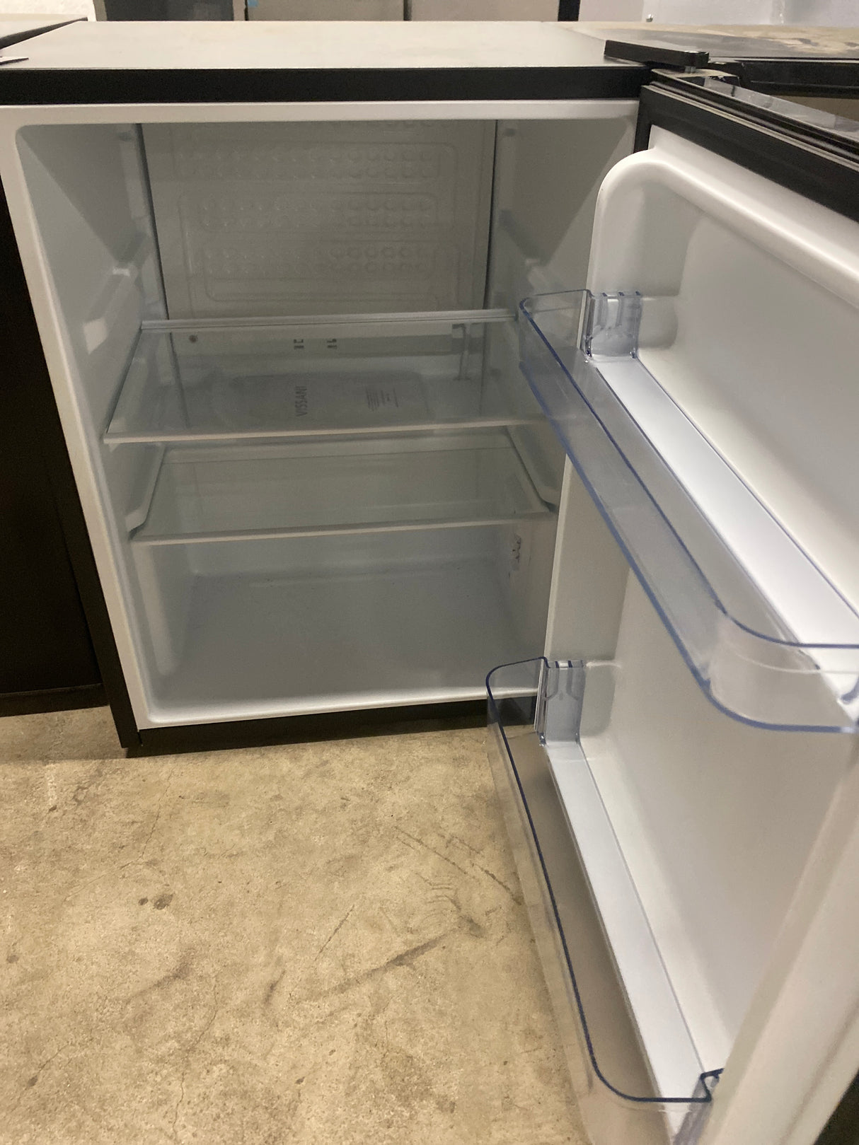 2.6 cu. ft. Mini Refrigerator with 3-Glass Shelves and Manual Defrost in Black, ENERGY STAR