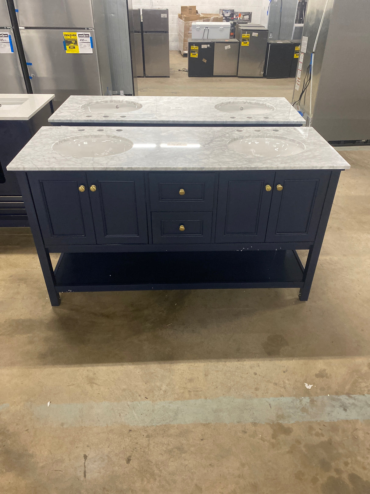 Sterling Vanity 1dw 60x22x34 in Blue