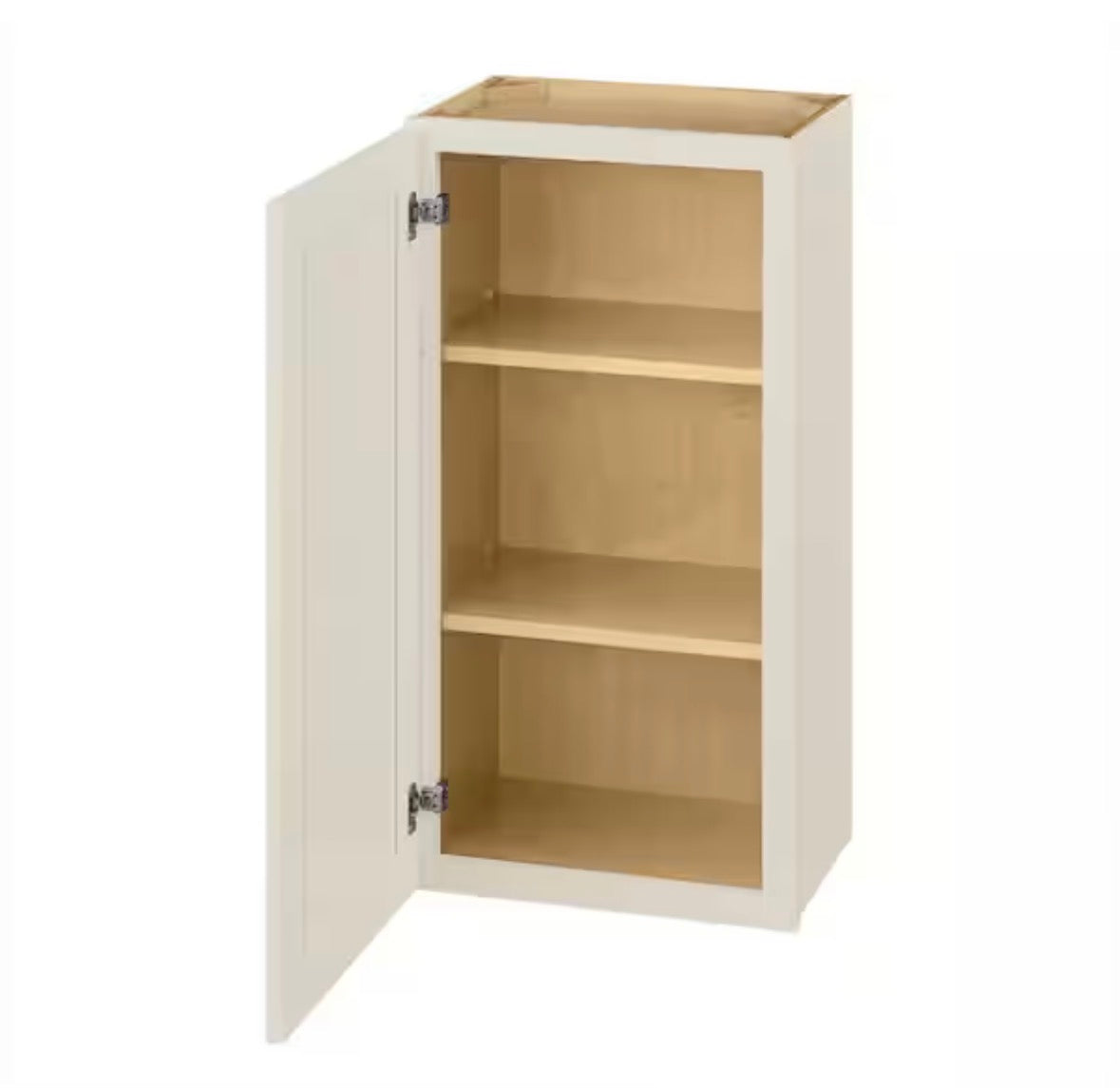 Avondale 18 in. W x 12 in. D x 36 in. H Ready to Assemble Plywood Shaker Wall Kitchen Cabinet in Antique White