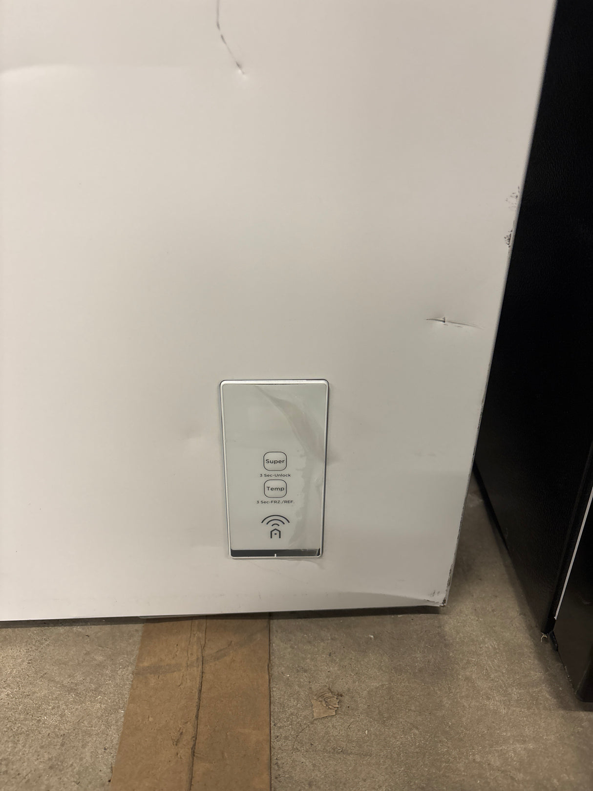 8.8 cu. ft. Hubspace Powered Manual Defrost Convertible Chest Freezer with LED Light in White