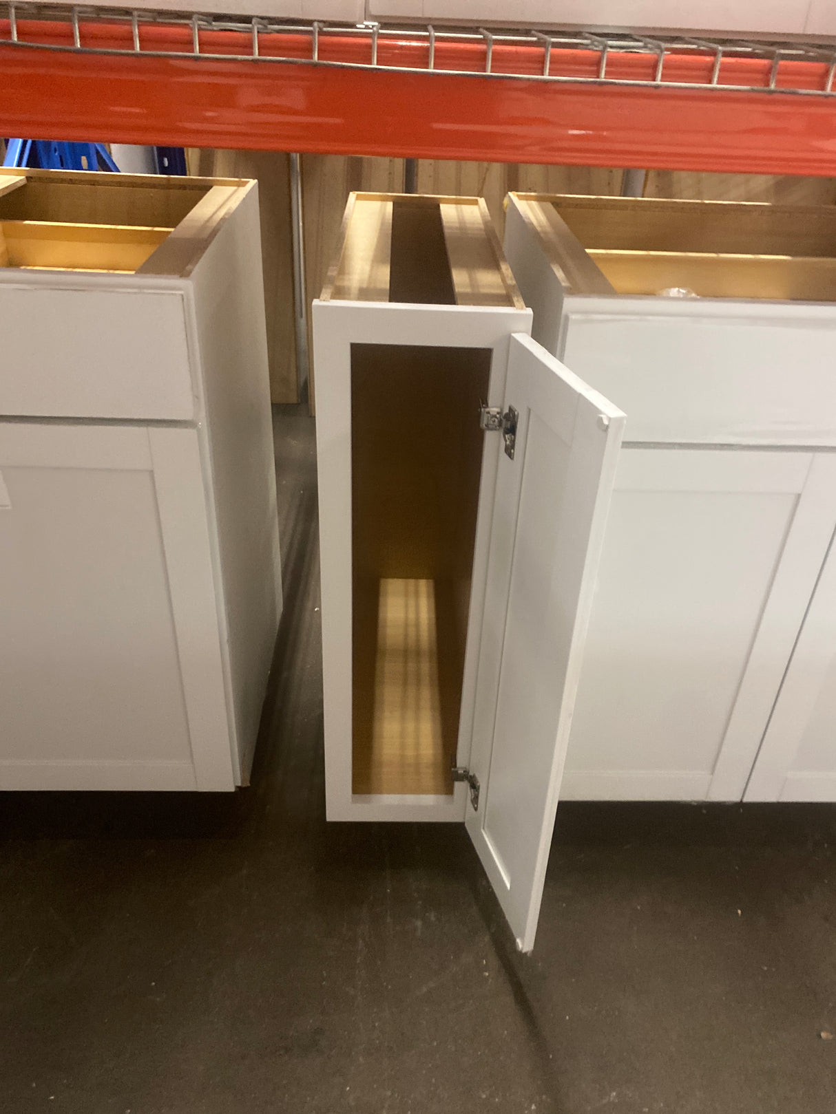 Westfield Feather White Shaker Stock Assembled Base Kitchen Cabinet (9 in. W x 23.75 in. D x 35 in. H)