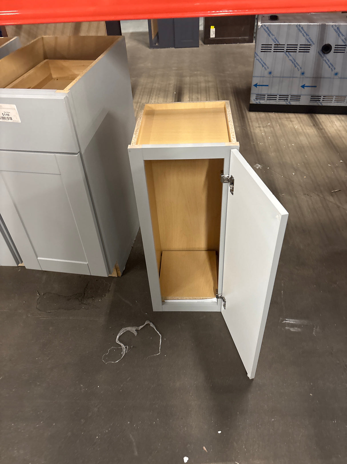 Shaker Assembled 12x30x12 in. Wall Kitchen Cabinet in Dove Gray