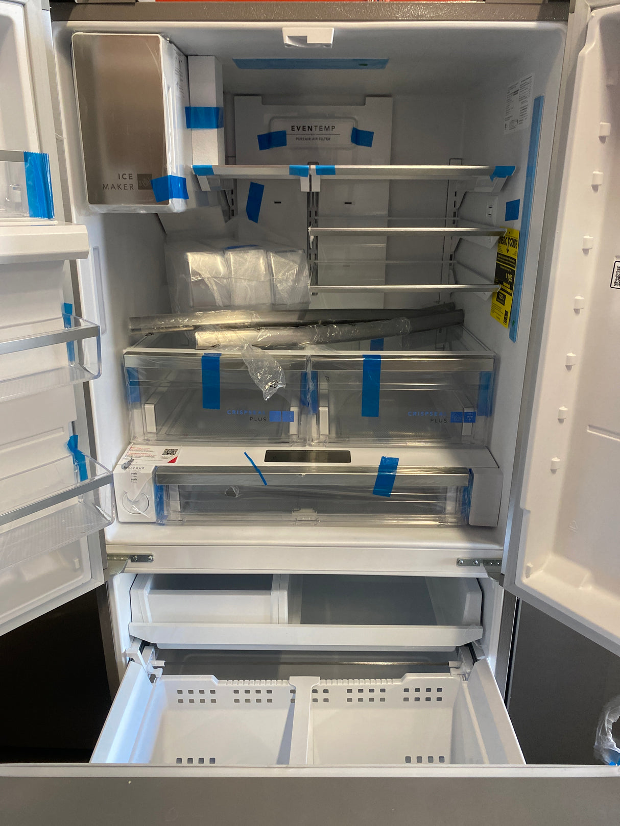 Gallery 36 in. 28 cu. ft. Standard Depth French Door Refrigerator in Smudge-Proof Stainless Steel
