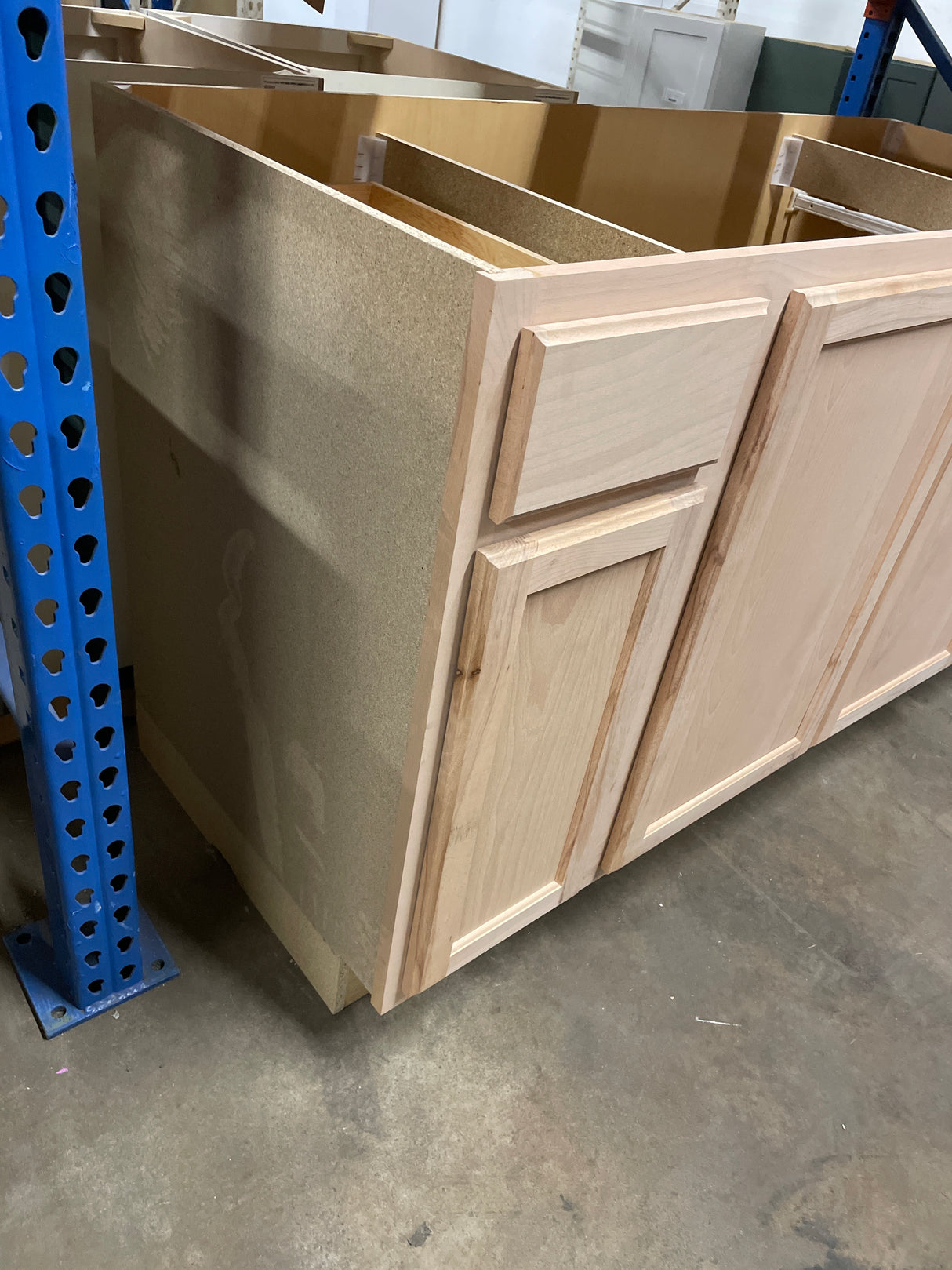 Recessed Panel 60 in. W x 24 in. D x 34.5 in. H Assembled Sink Base Cabinet in Unfinished