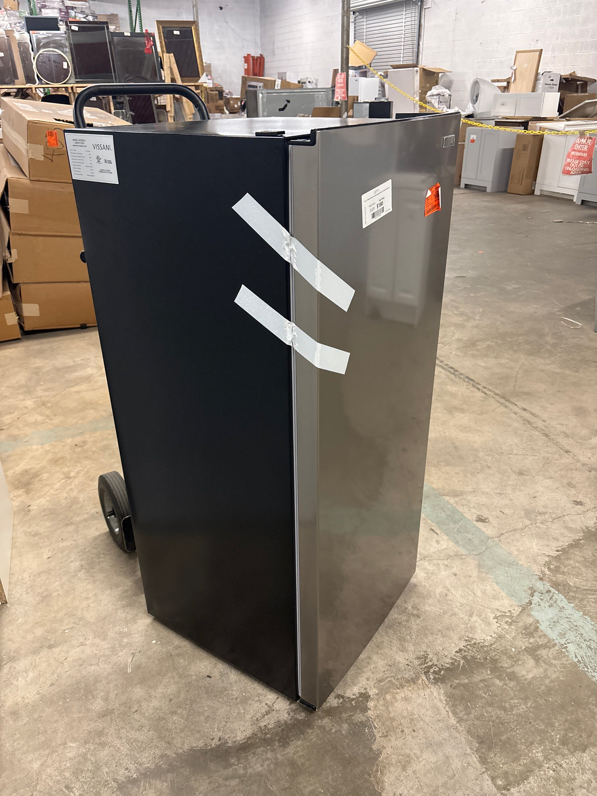 7.1 cu. ft. Manual Defrost Convertible Upright Freezer in Stainless Steel Look