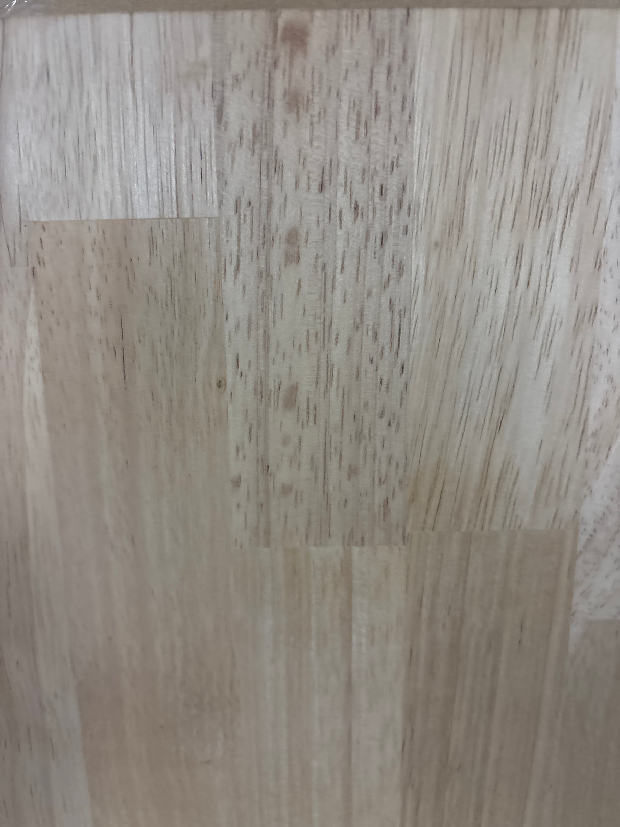 4 ft. L x 25 in. D Unfinished Hevea Solid Wood Butcher Block Countertop With Square Edge