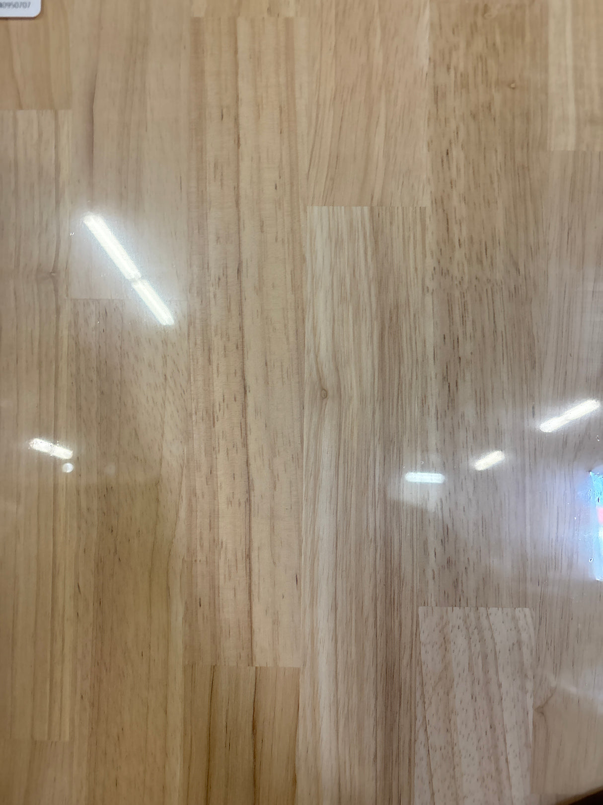 6 ft. L x 25 in. D Unfinished Hevea Solid Wood Butcher Block Countertop With Square Edge