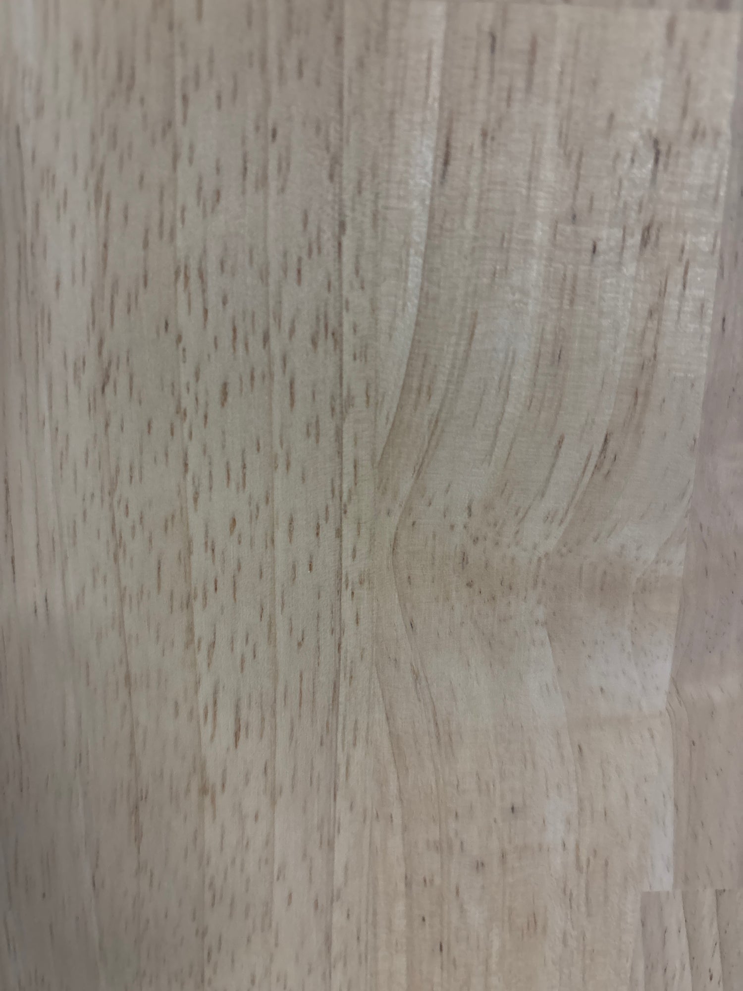 4 ft. L x 25 in. D Unfinished Hevea Solid Wood Butcher Block Countertop With Square Edge