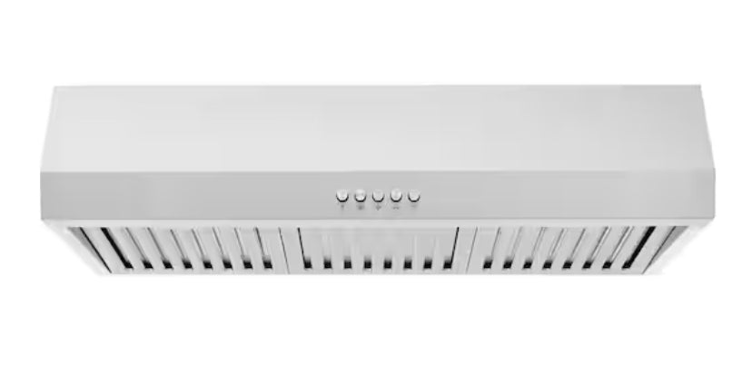 Sarela 30 in. W x 7 in. H 500CFM Convertible Under Cabinet Range Hood in Stainless Steel with LED Lights and Filter