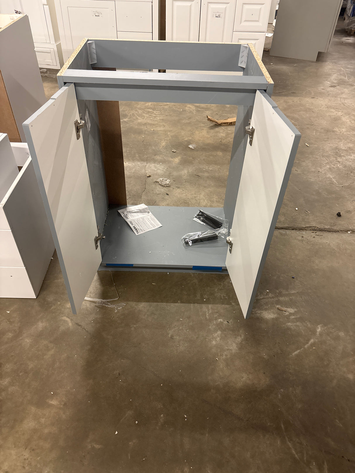 Lanier 25 in. Single Sink Laguna Blue Bath Vanity (Assembled)