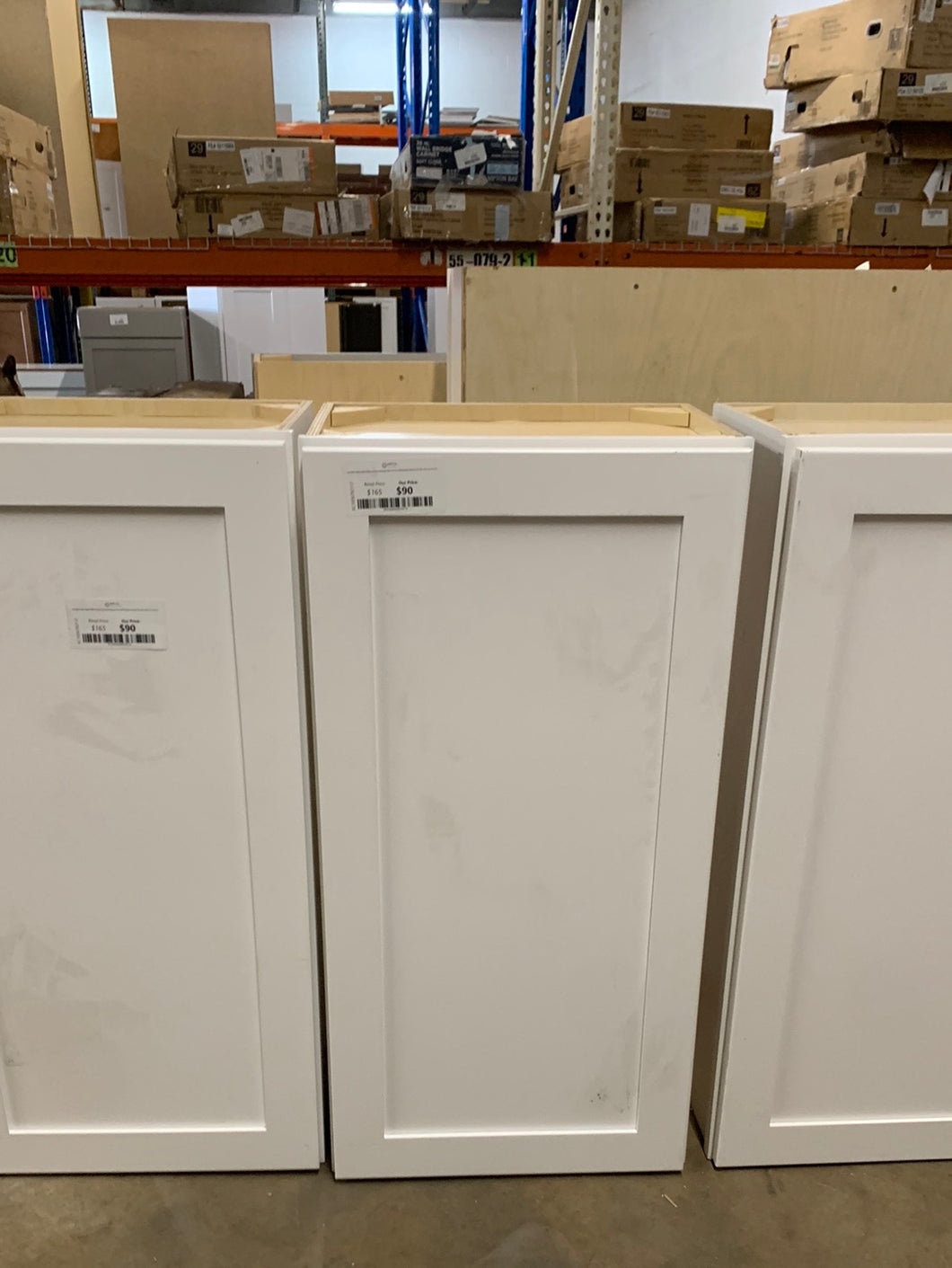 Avondale Shaker Alpine White Ready to Assemble Plywood 18 in Wall Kitchen Cabinet (18 in W x 36 in H x 12 in D)