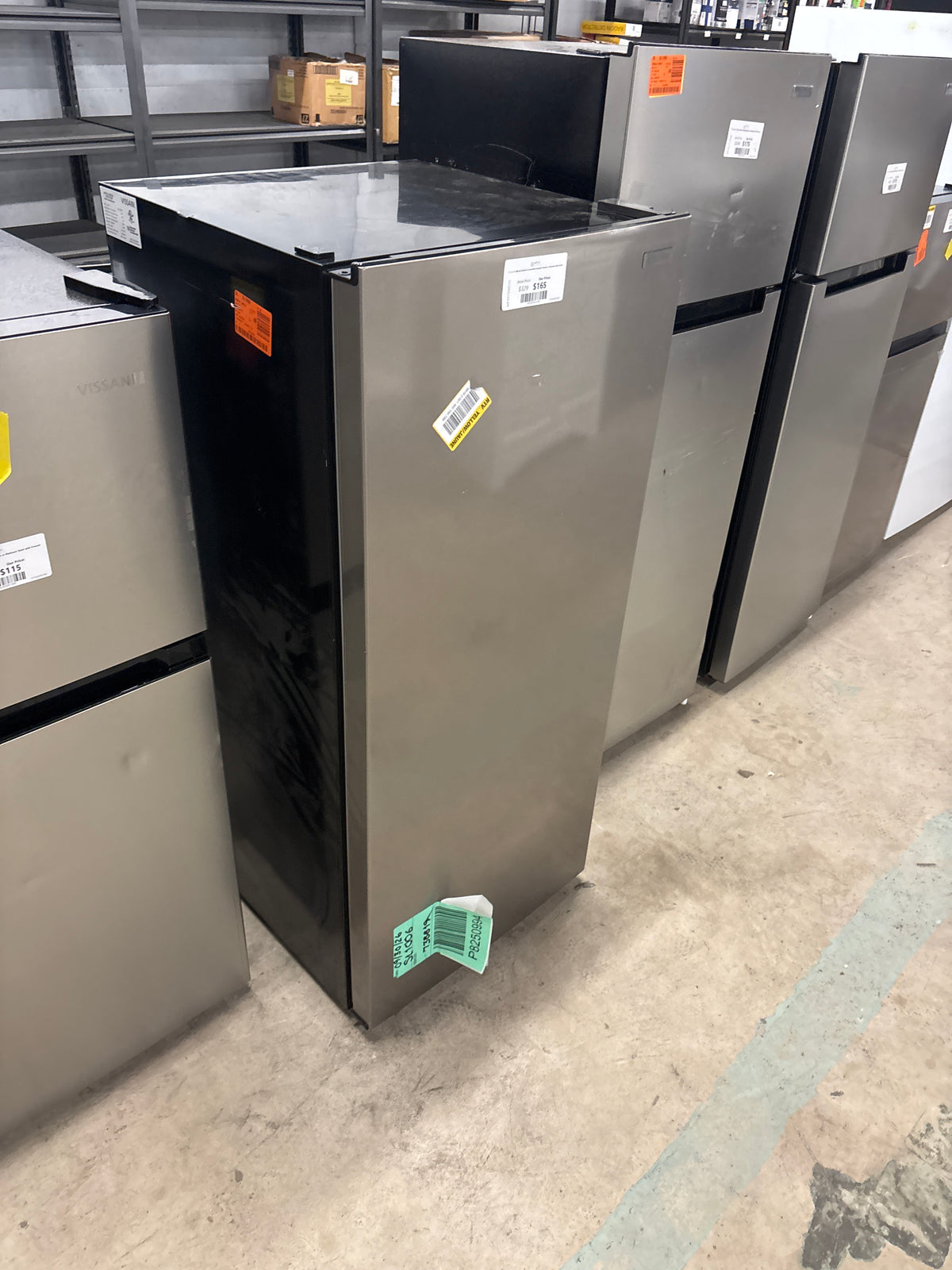 7.1 cu. ft. Manual Defrost Convertible Upright Freezer in Stainless Steel Look