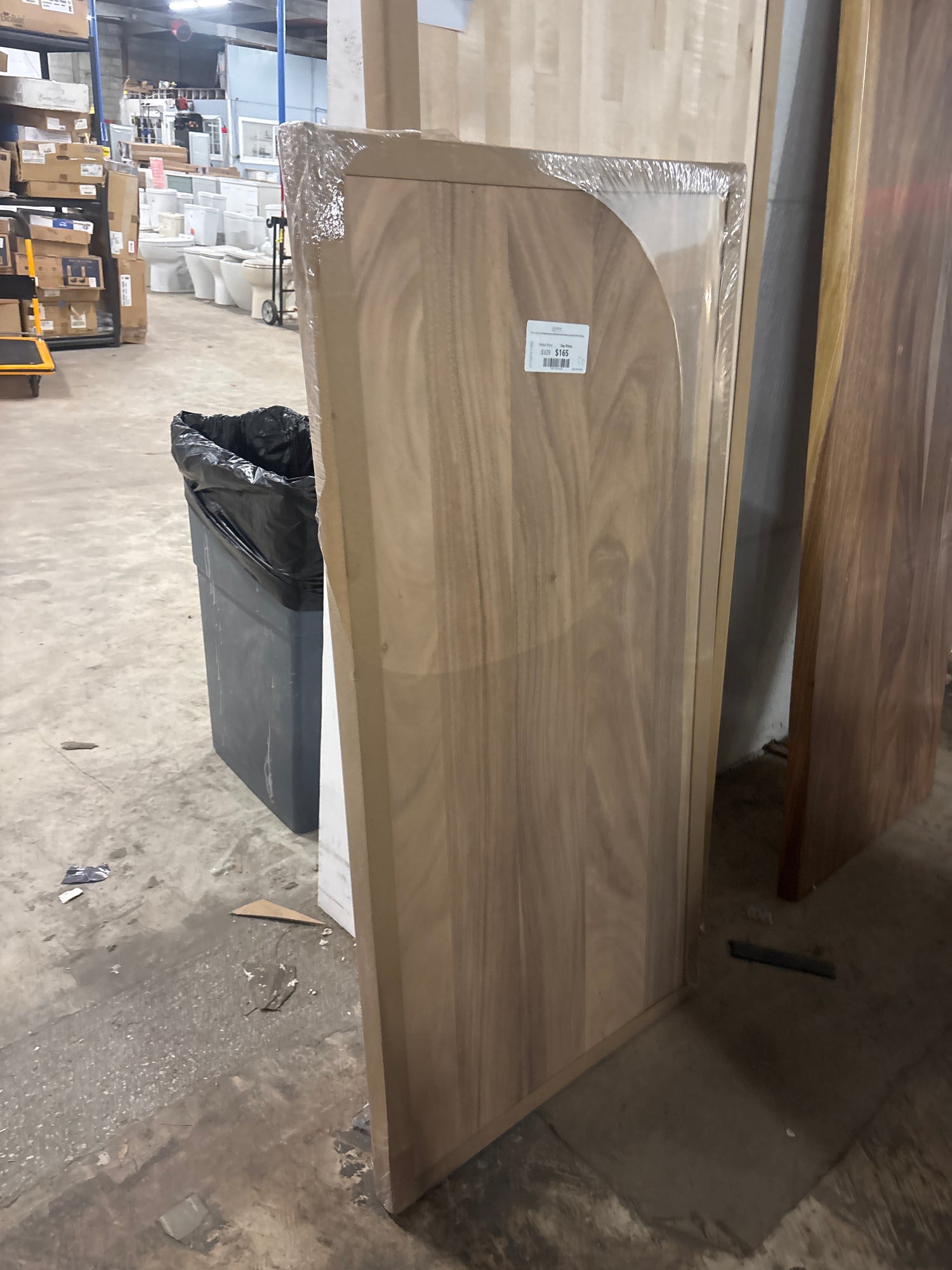 4 ft. L x 25 in. D Unfinished Saman Solid Wood Butcher Block Countertop With Live Edge