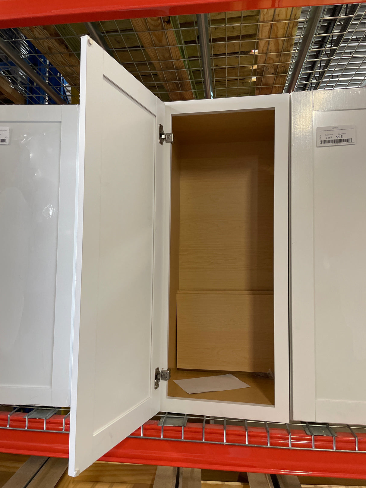 Westfield Dusk White Shaker Stock Assembled Wall Kitchen Cabinet (15 in. W x 12 in. D x 36 in. H)