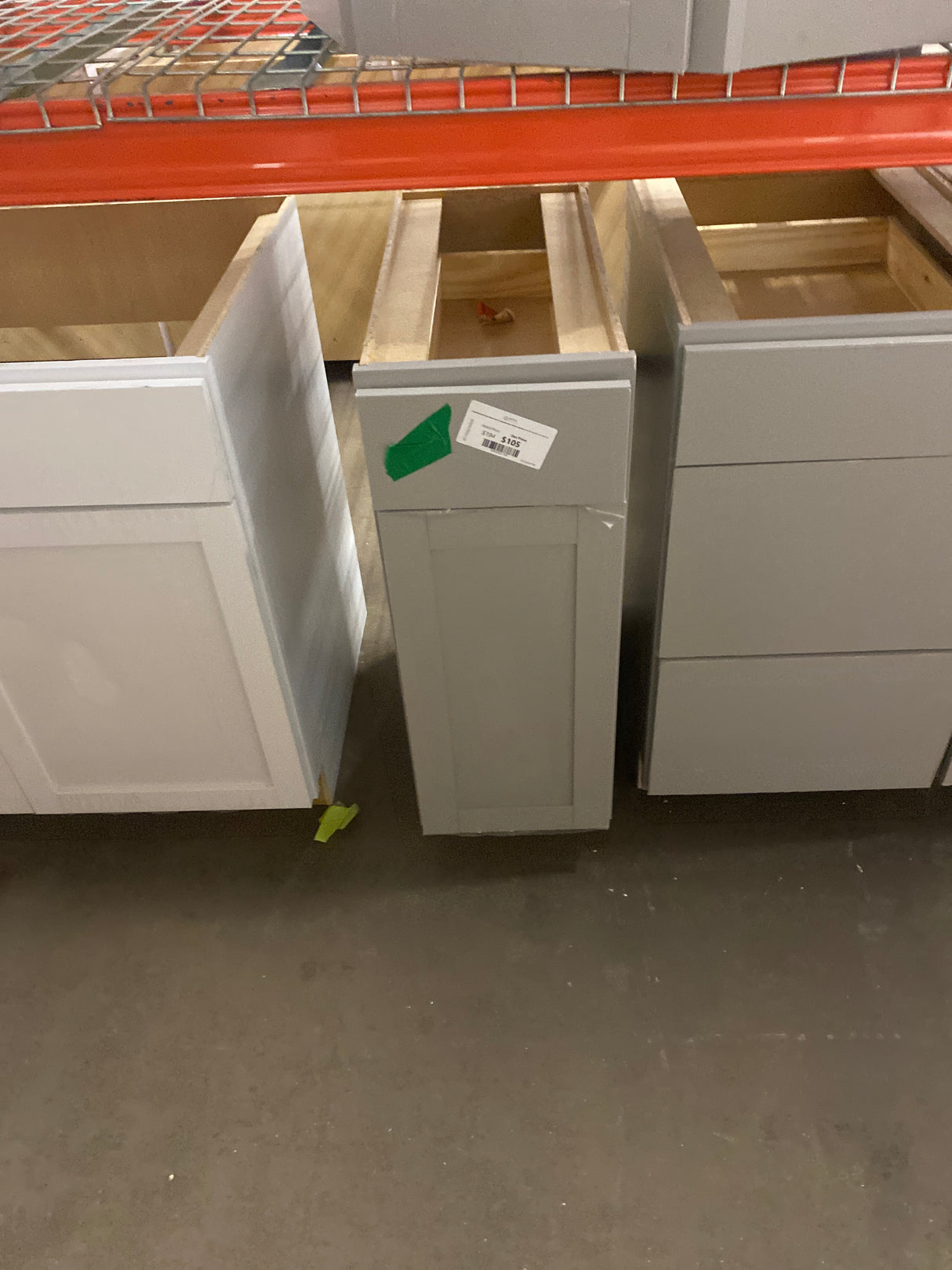 Westfield Dusk Gray Shaker Stock Assembled Base Kitchen Cabinet (12 in. W x 23.75 in. D x 35 in. H)