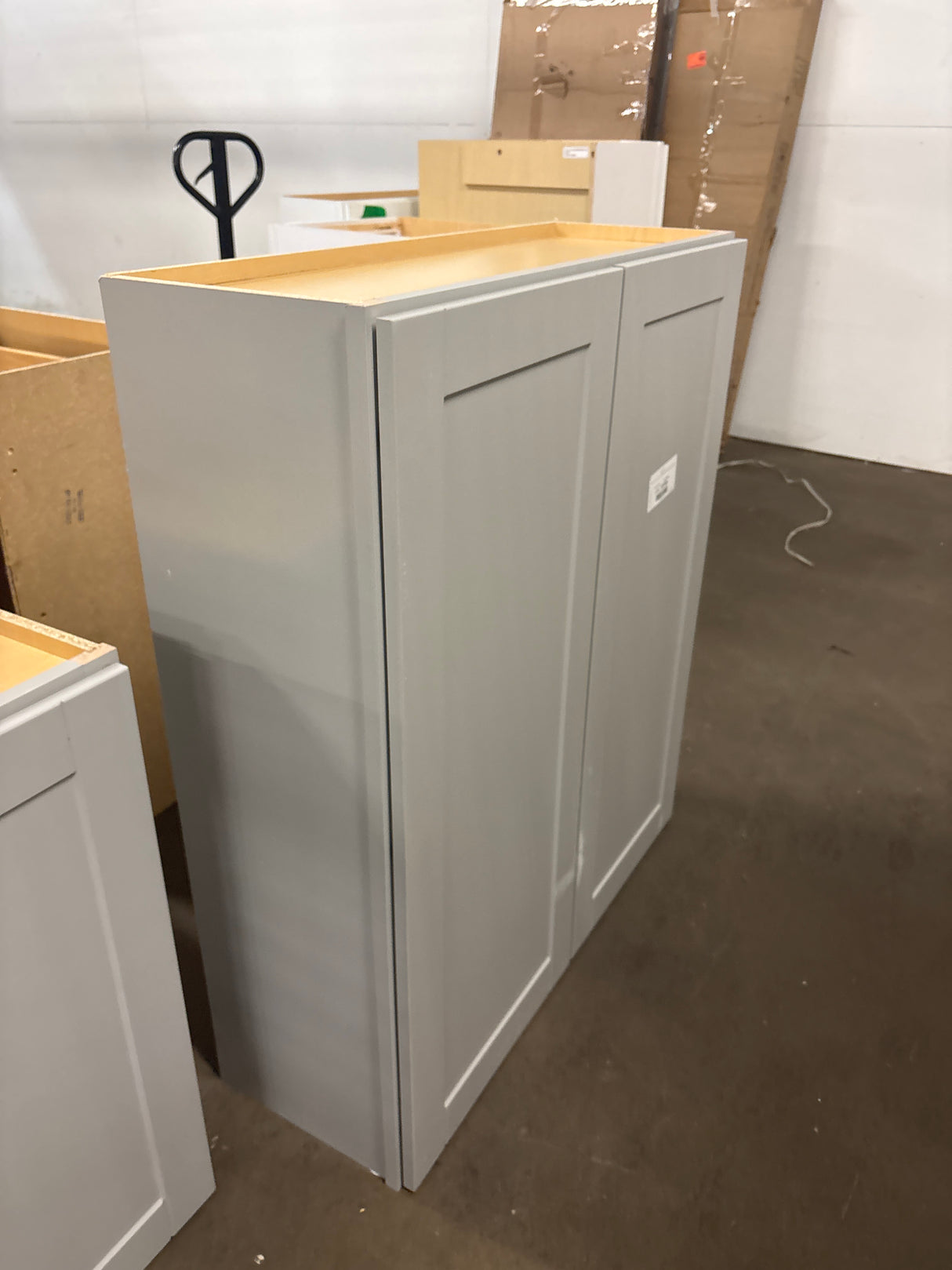 Shaker 36 in. W x 12 in. D x 42 in. H Assembled Wall Kitchen Cabinet in Dove Gray