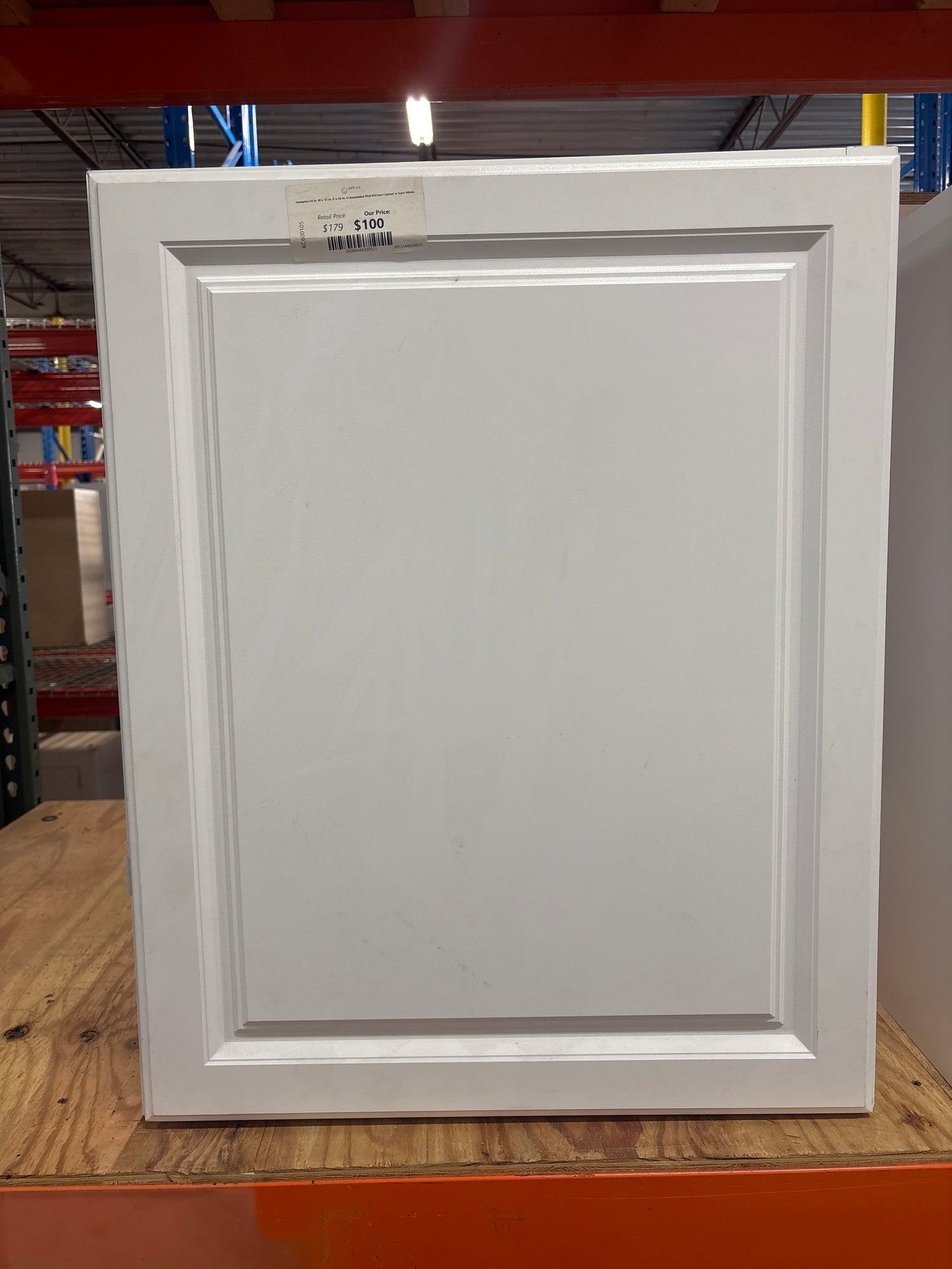 Hampton 24 in. W x 12 in. D x 30 in. H Assembled Wall Kitchen Cabinet in Satin White