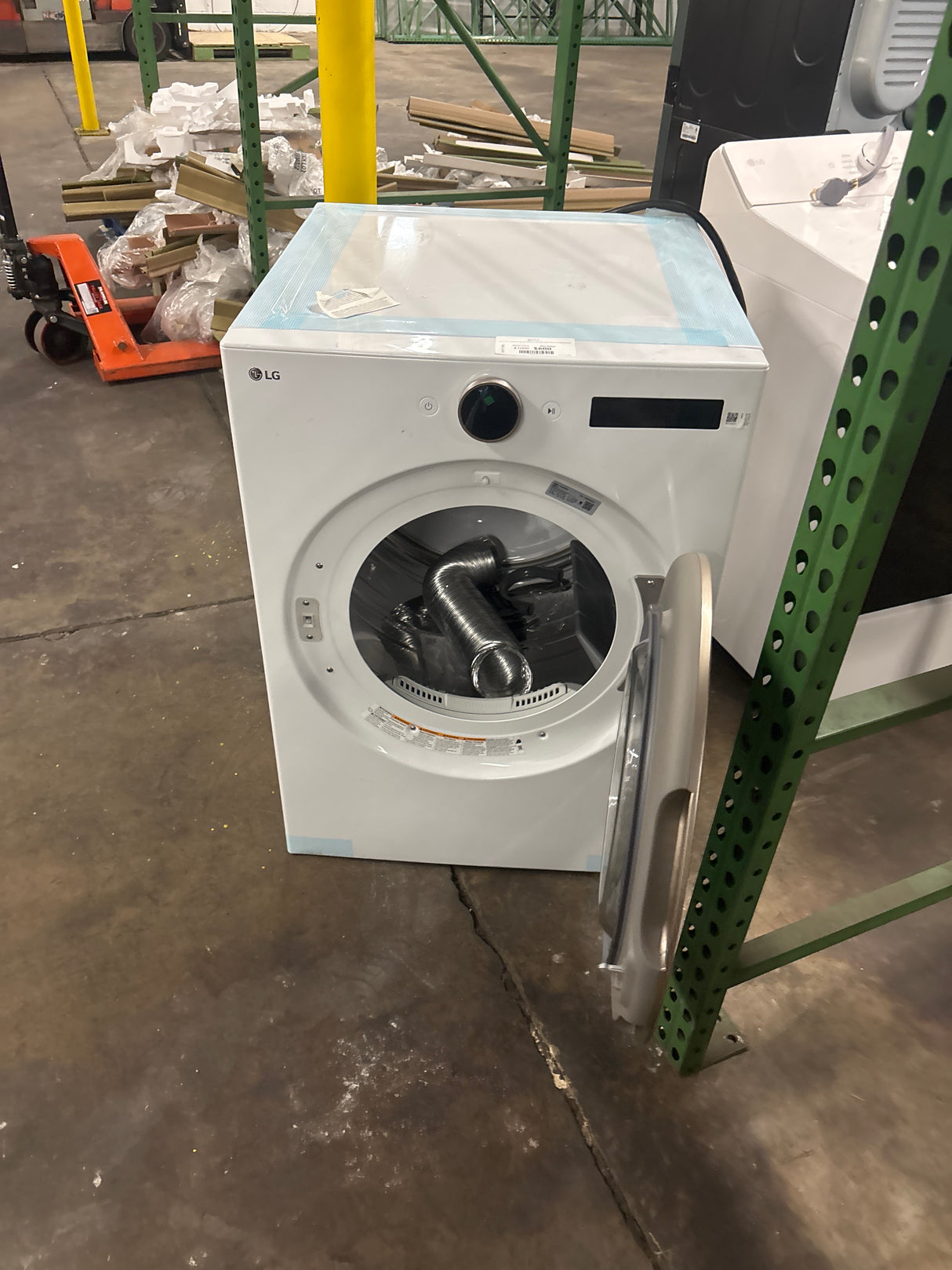 LG 7.4 cu. ft. Capacity Energy Star Smart ELECTRIC Dryer with AI Sensor Dry and Turbosteam