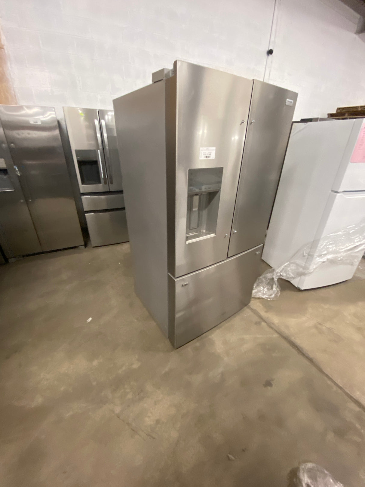 36 in. Gallery 28 cu. ft. Standard Depth French Door Refrigerator in Smudge-Proof Stainless Steel