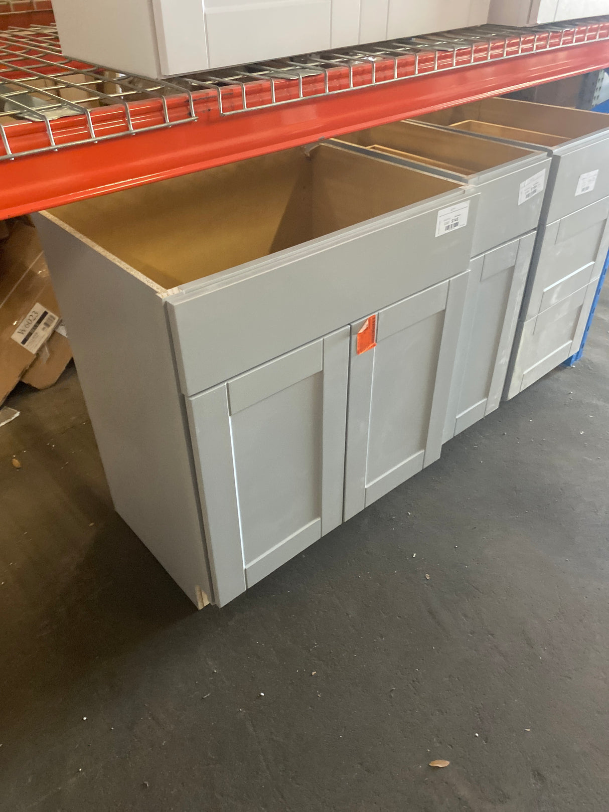 Shaker 30 in. W x 21 in. D x 34.5 in. H Assembled Bath Base Cabinet in Dove Gray without Shelf
