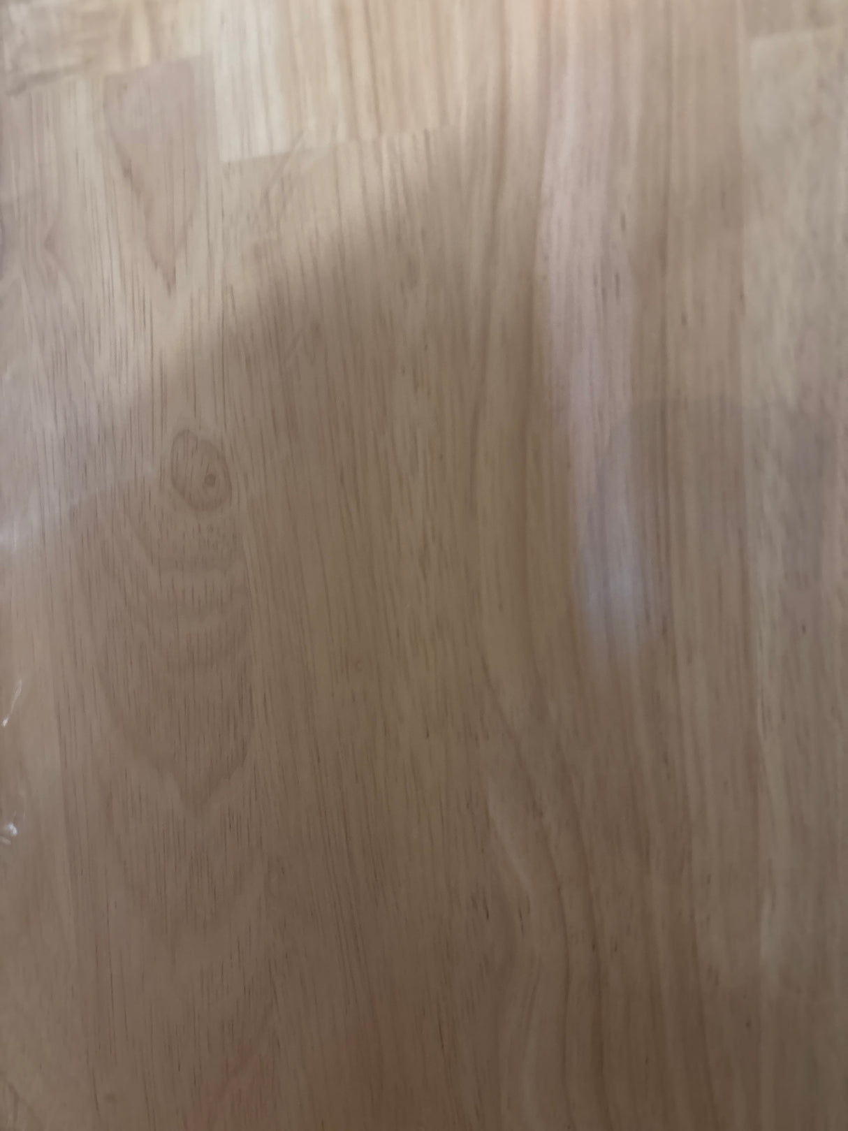 8 ft. L x 25 in. D Unfinished Hevea Solid Wood Butcher Block Countertop With Square Edge