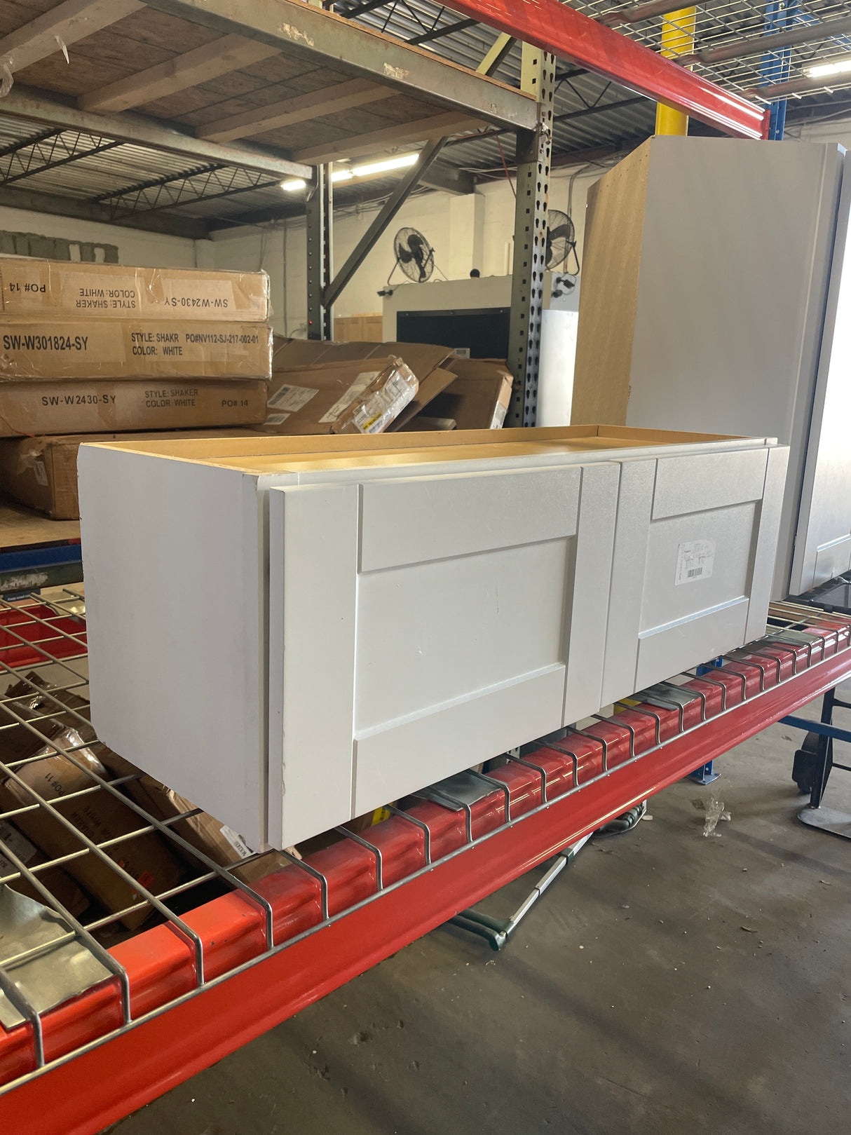 Shaker 36 in. W x 12 in. D x 12 in. H Assembled Wall Bridge Cabinet in Satin White