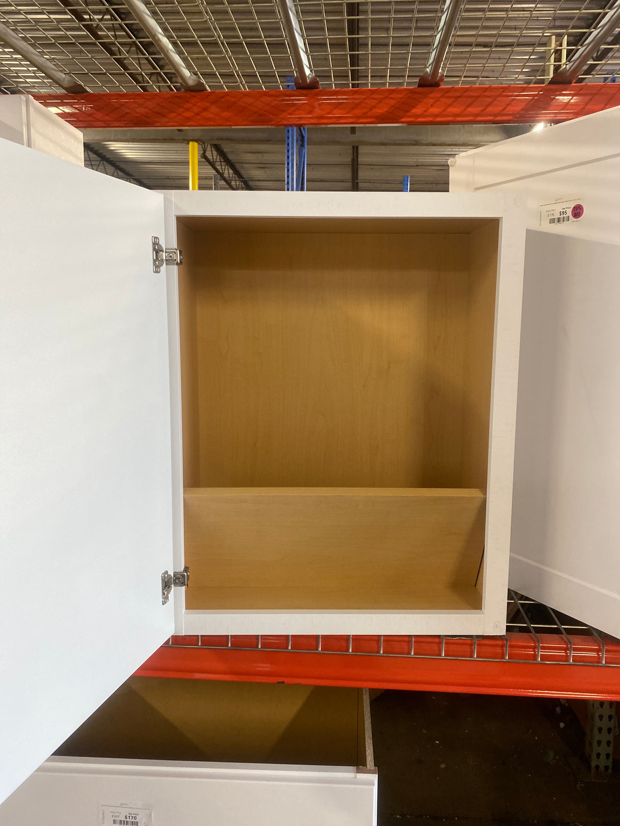 Shaker Satin White Stock Assembled Wall Kitchen Cabinet (24 in. x 30 in. x 12 in.)