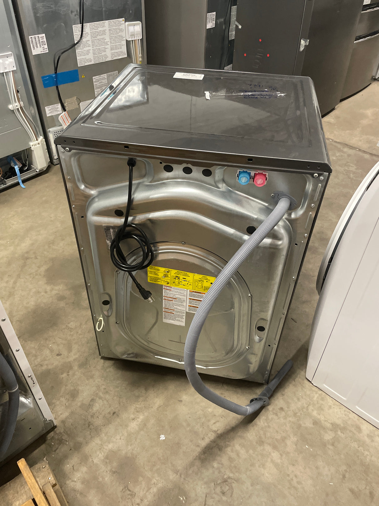 4.5 cu. ft. Stackable Front Load Washer in Titanium with SmartBoost, Optic Whites, and Pure Rinse